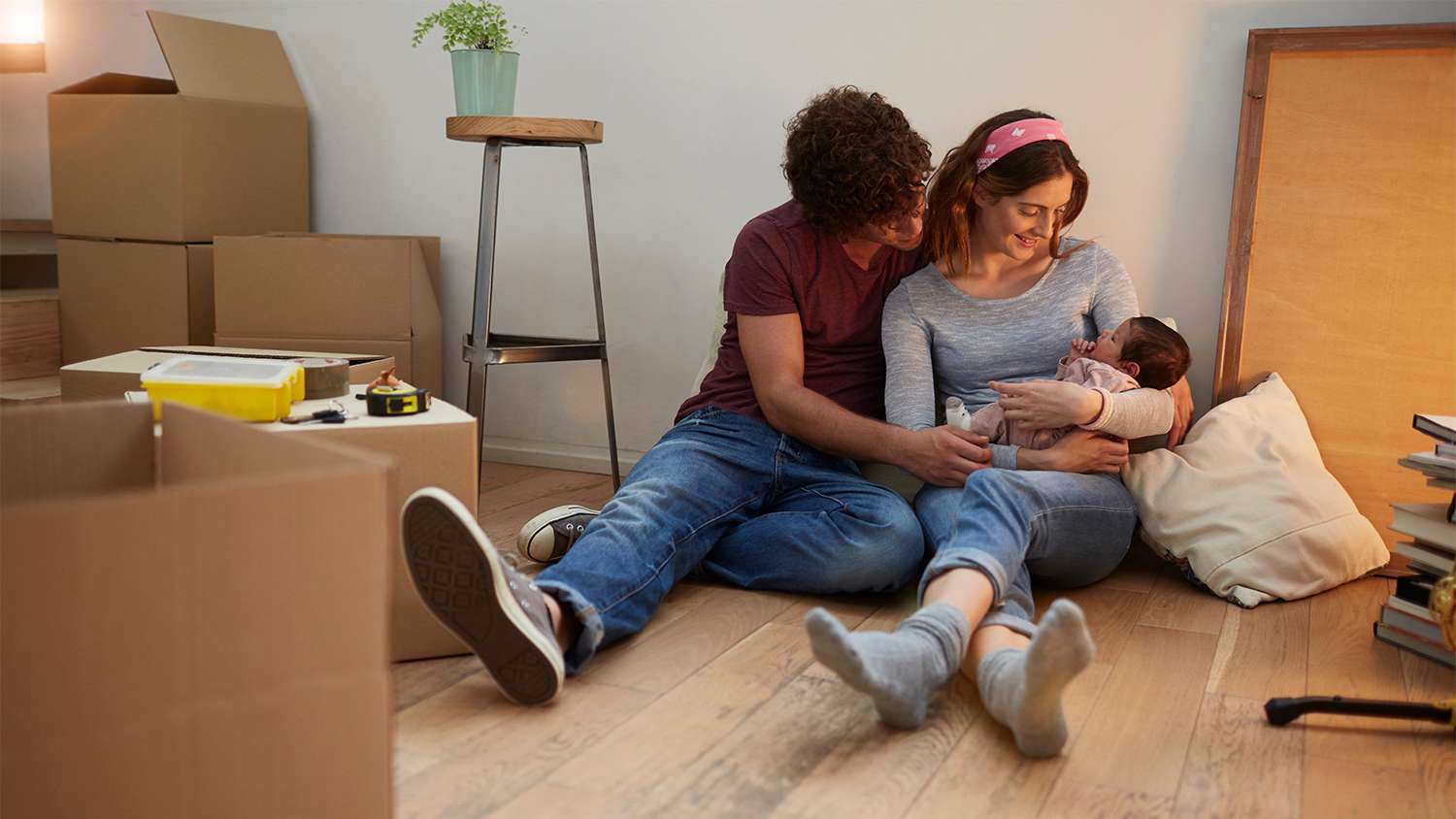 parents moving in with newborn baby
