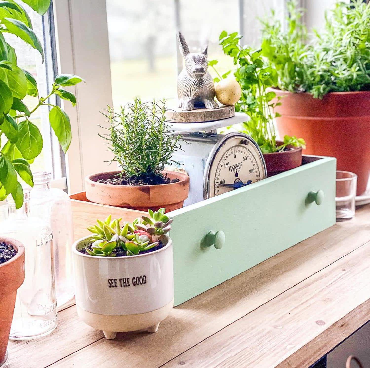 An old furniture into farmhouse