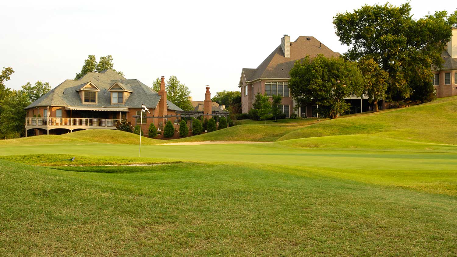 Luxury houses near golf course