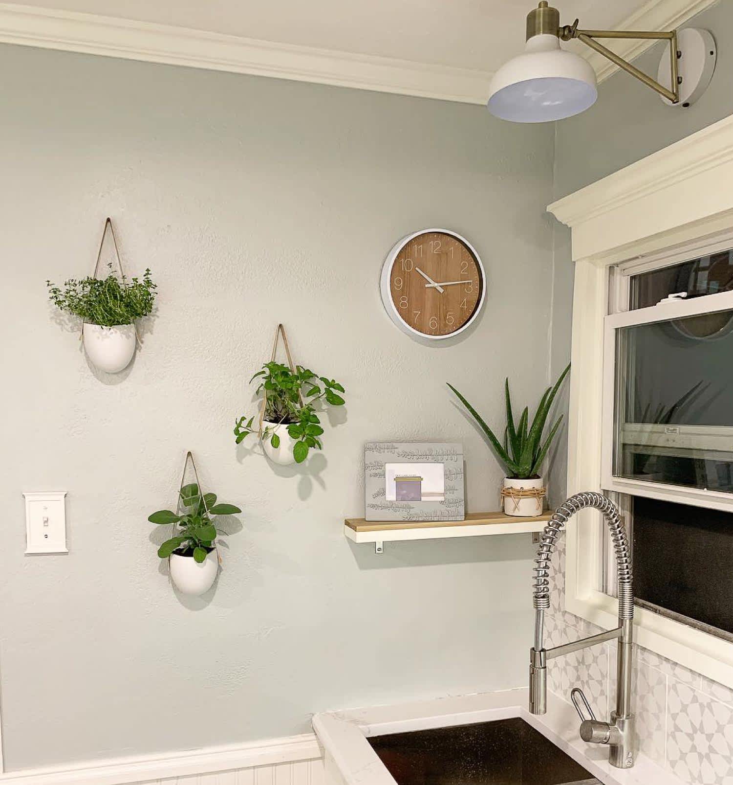 A simple vertical herb garden