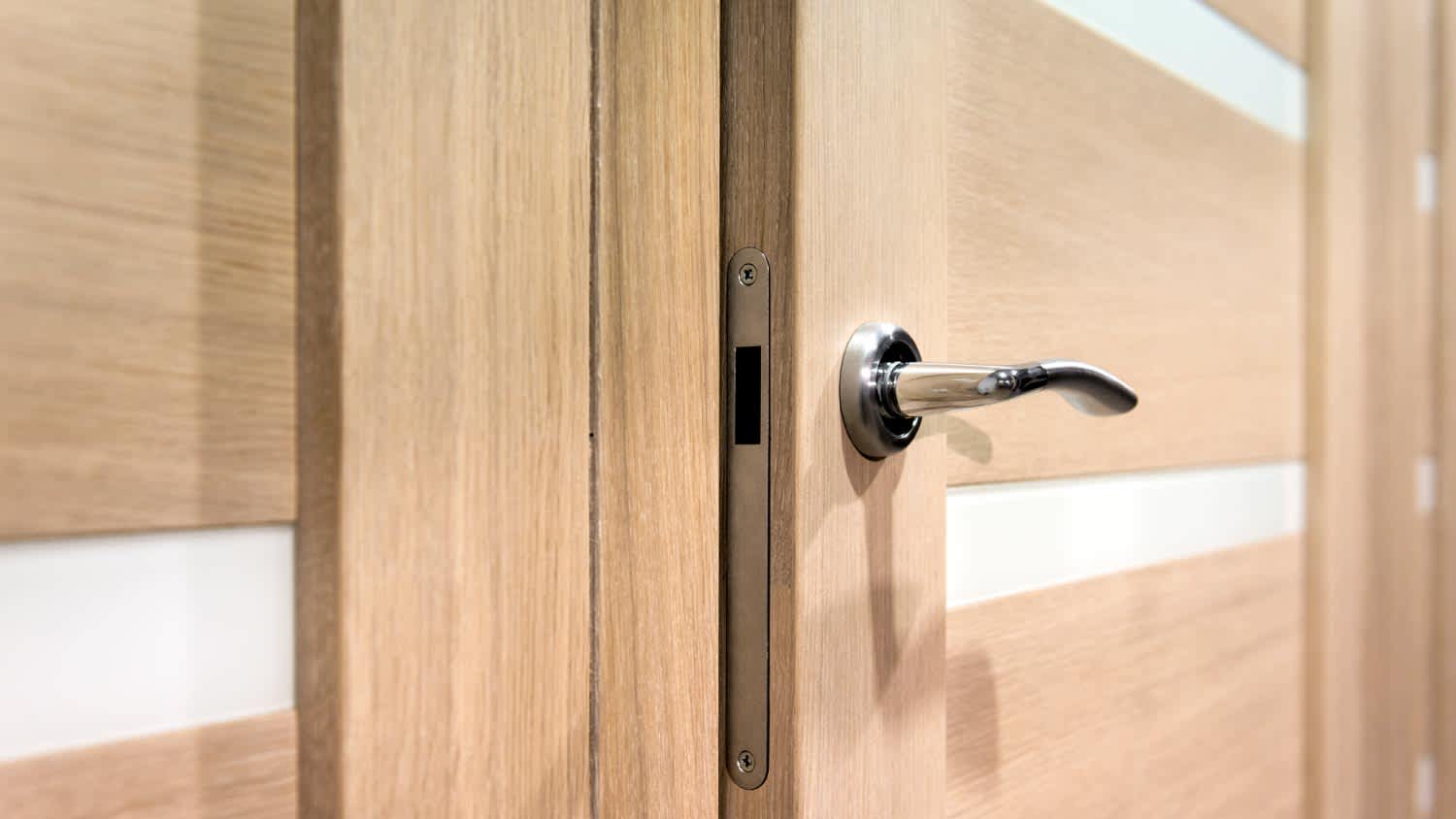 A part of wooden door