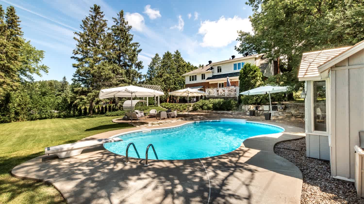 Renovated house with huge backyard and swimming pool