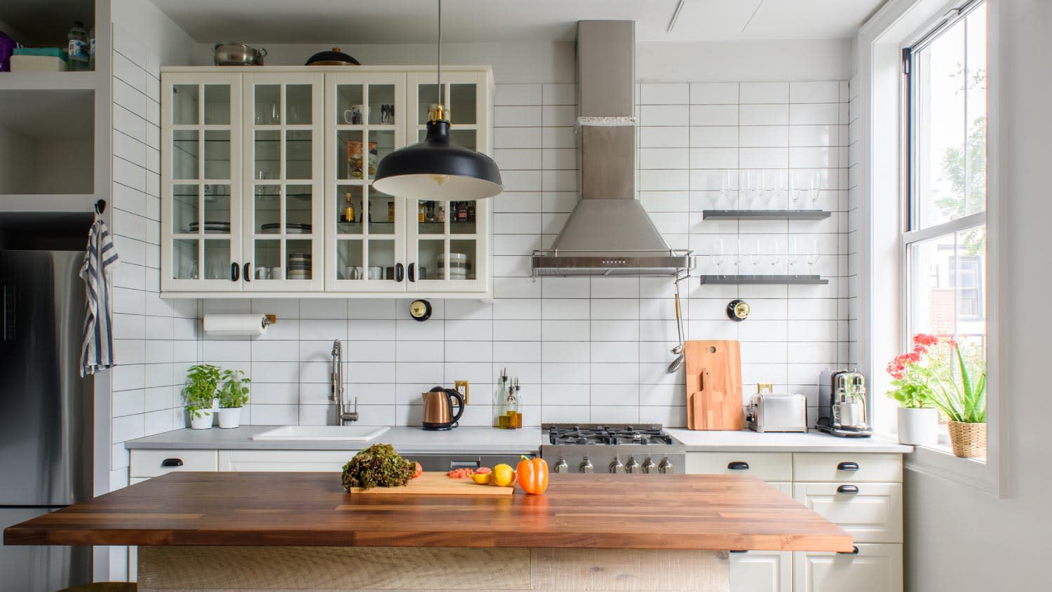 A modern renovated kitchen