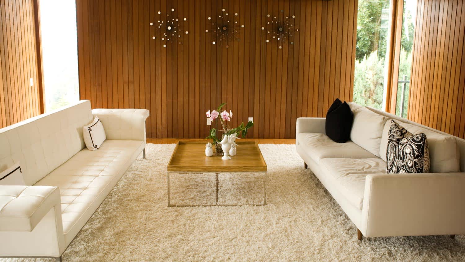 A retro living room