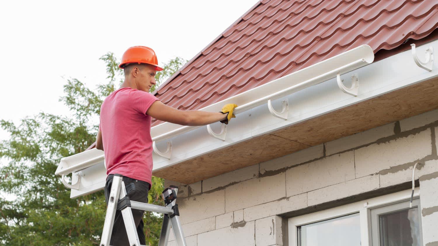 Installation of gutter system