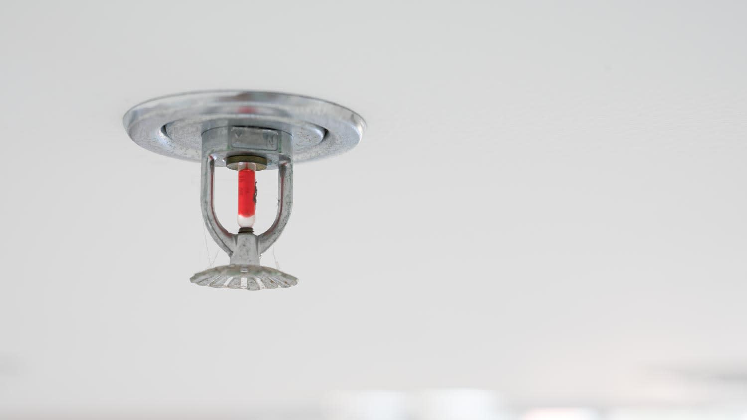 A close up of a fire sprinklers