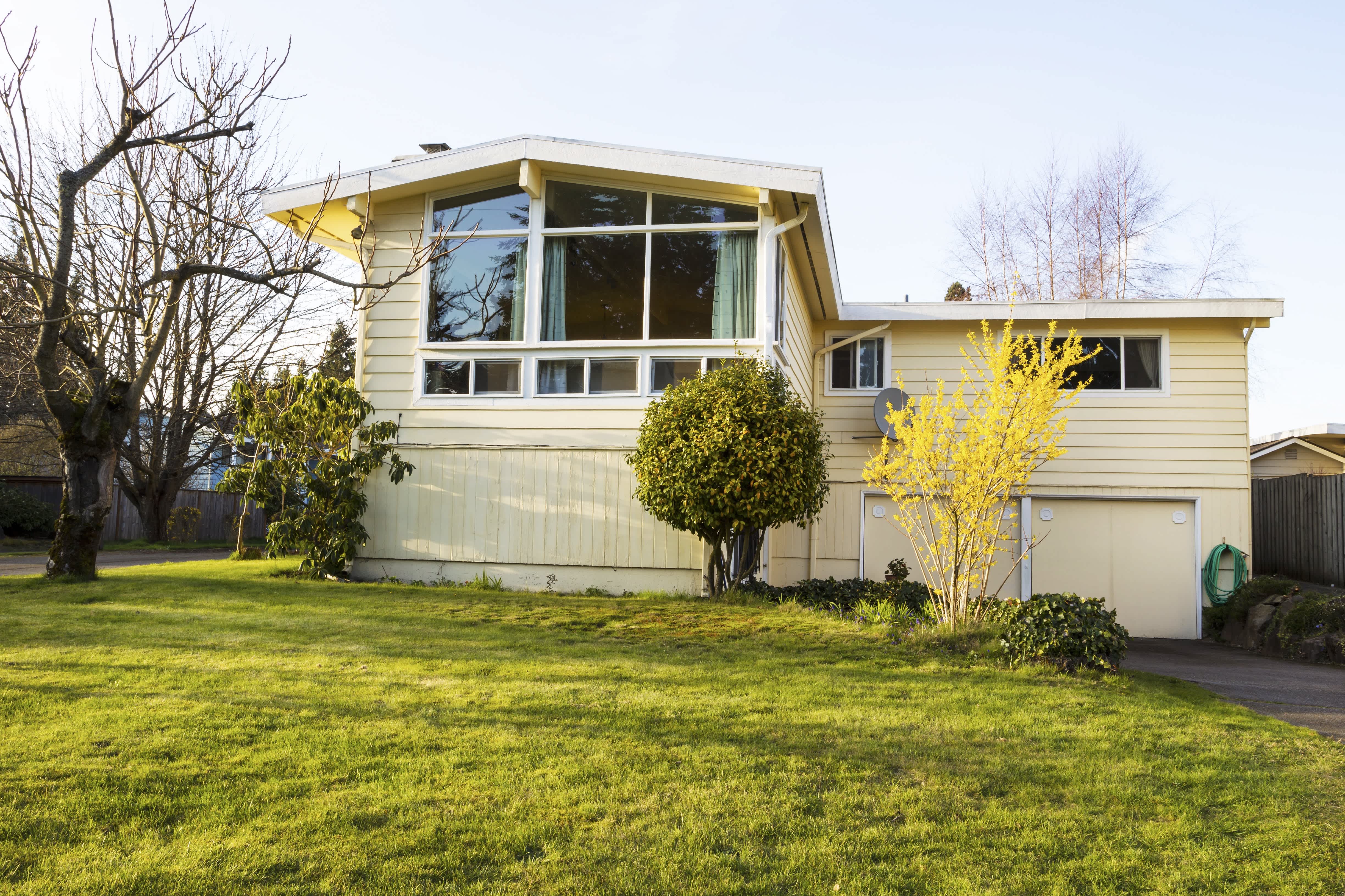 Exterior of newly painted home