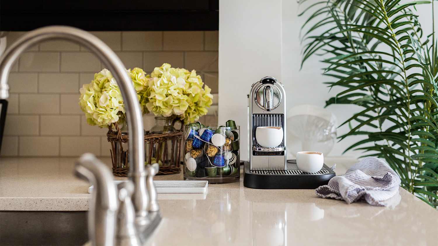 coffee bar at home
