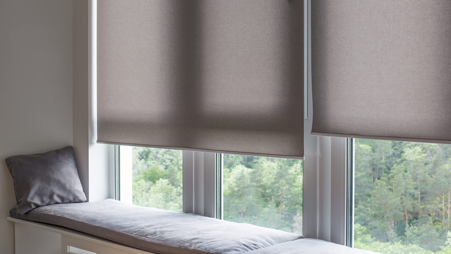 window area with grey shades