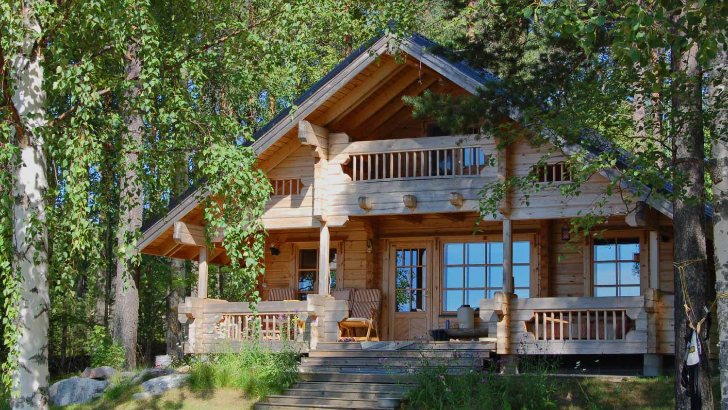 Wooden summer cottage