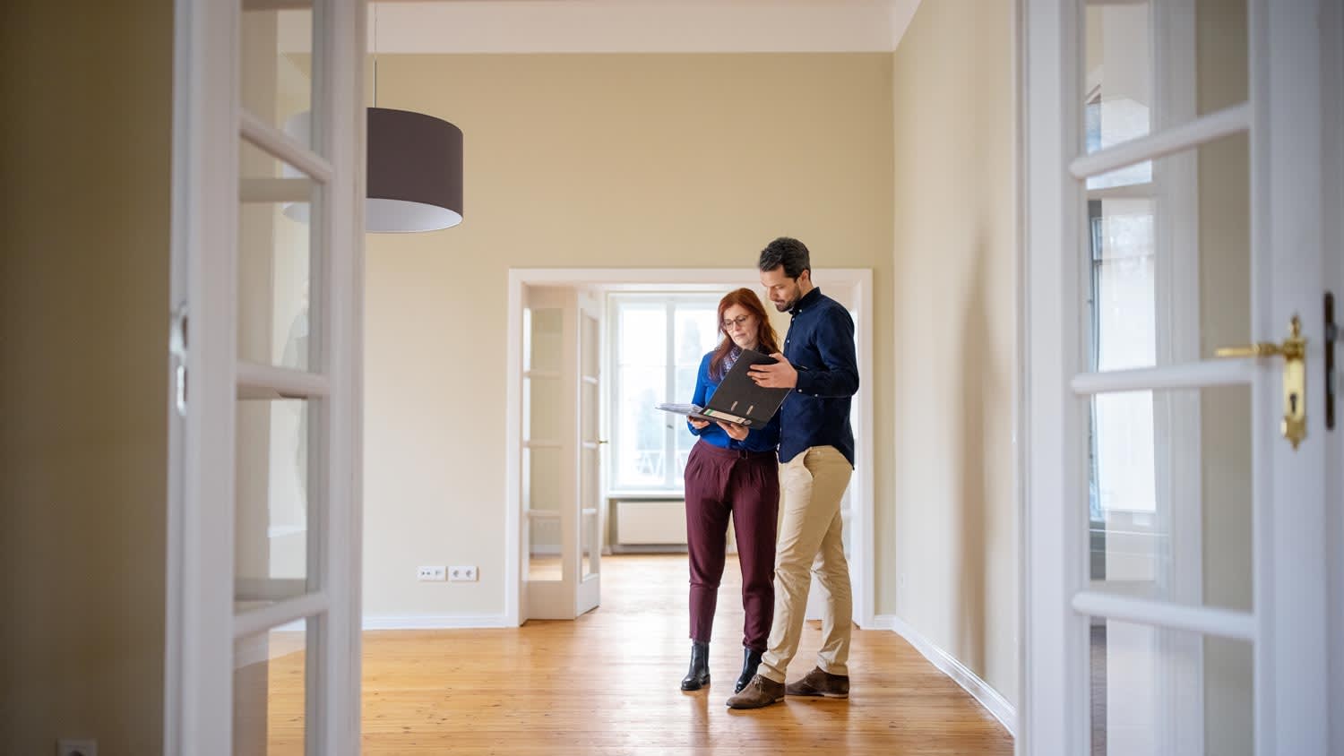 couple discussing home appraisal