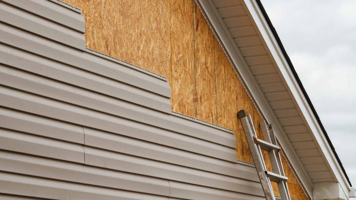 Vinyl siding installation