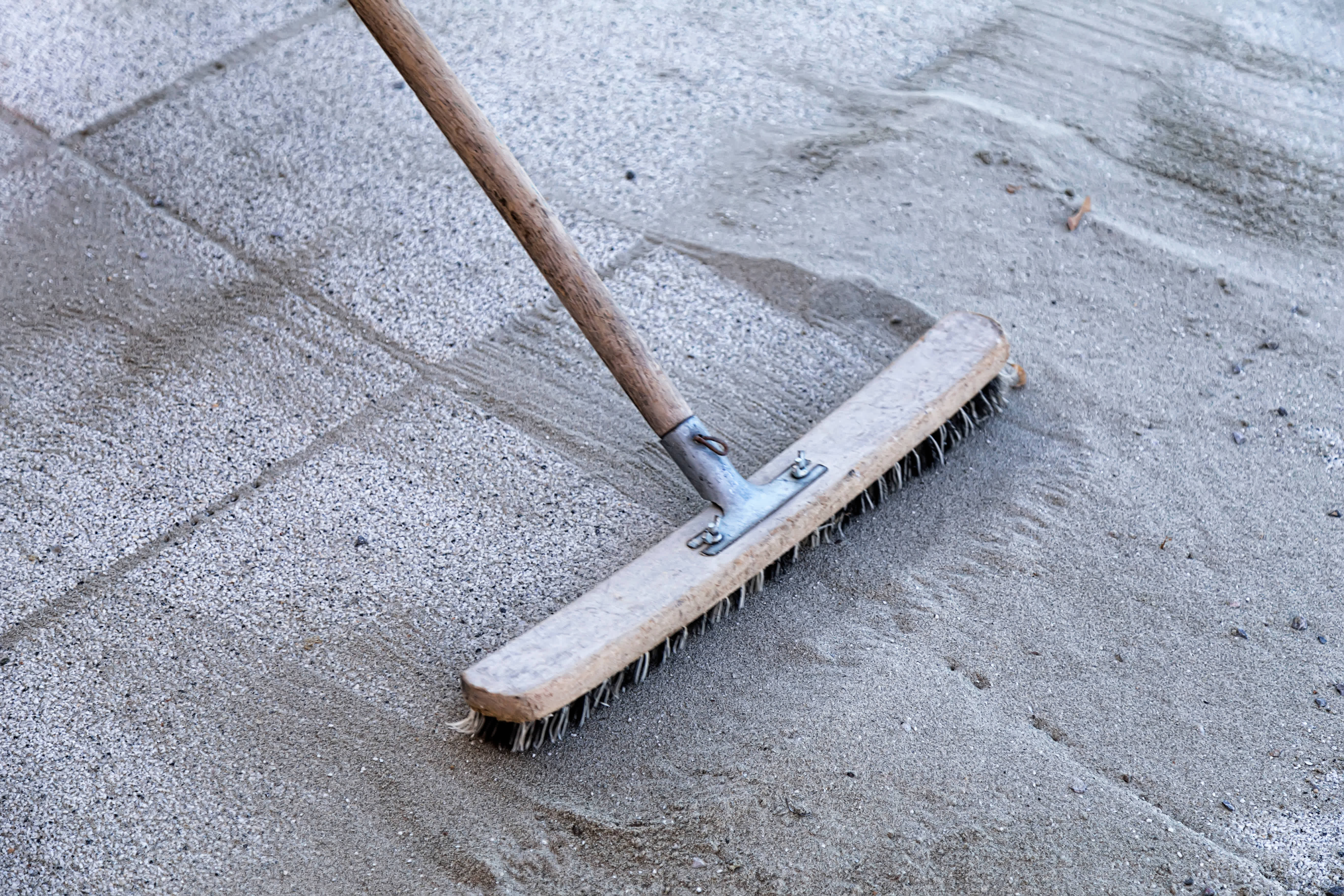 Installing polymeric sand