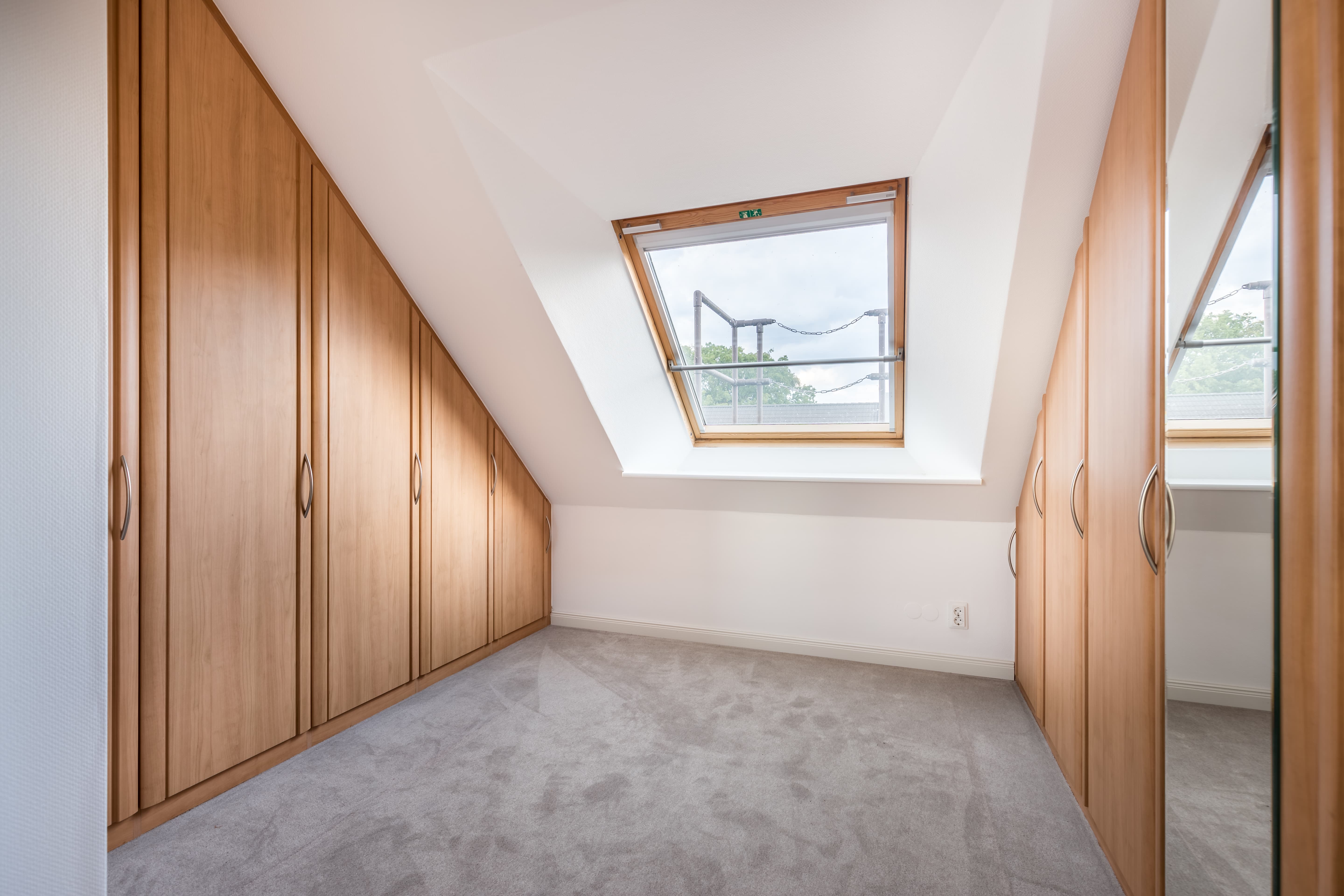 Empty closet room