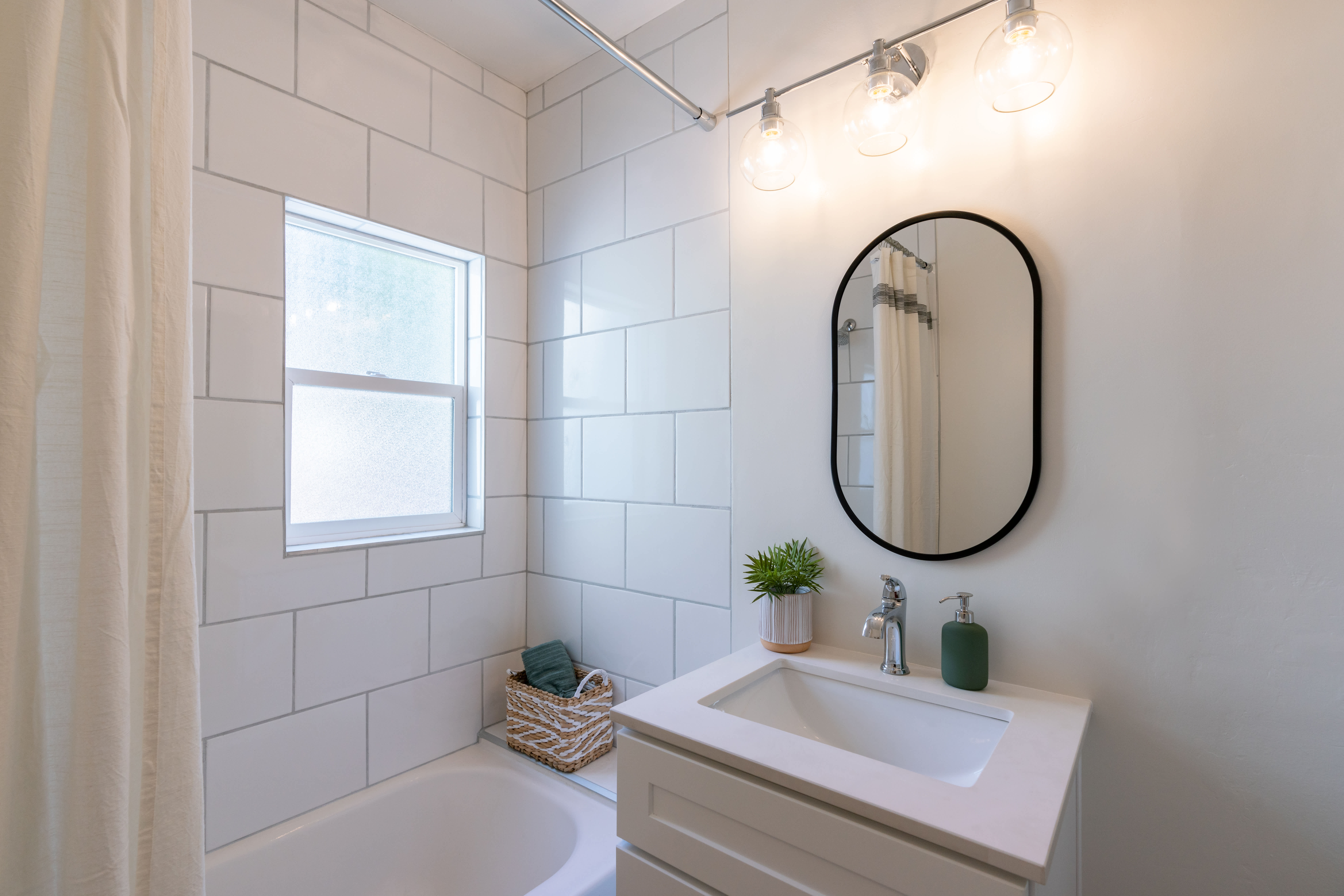 small white bathroom