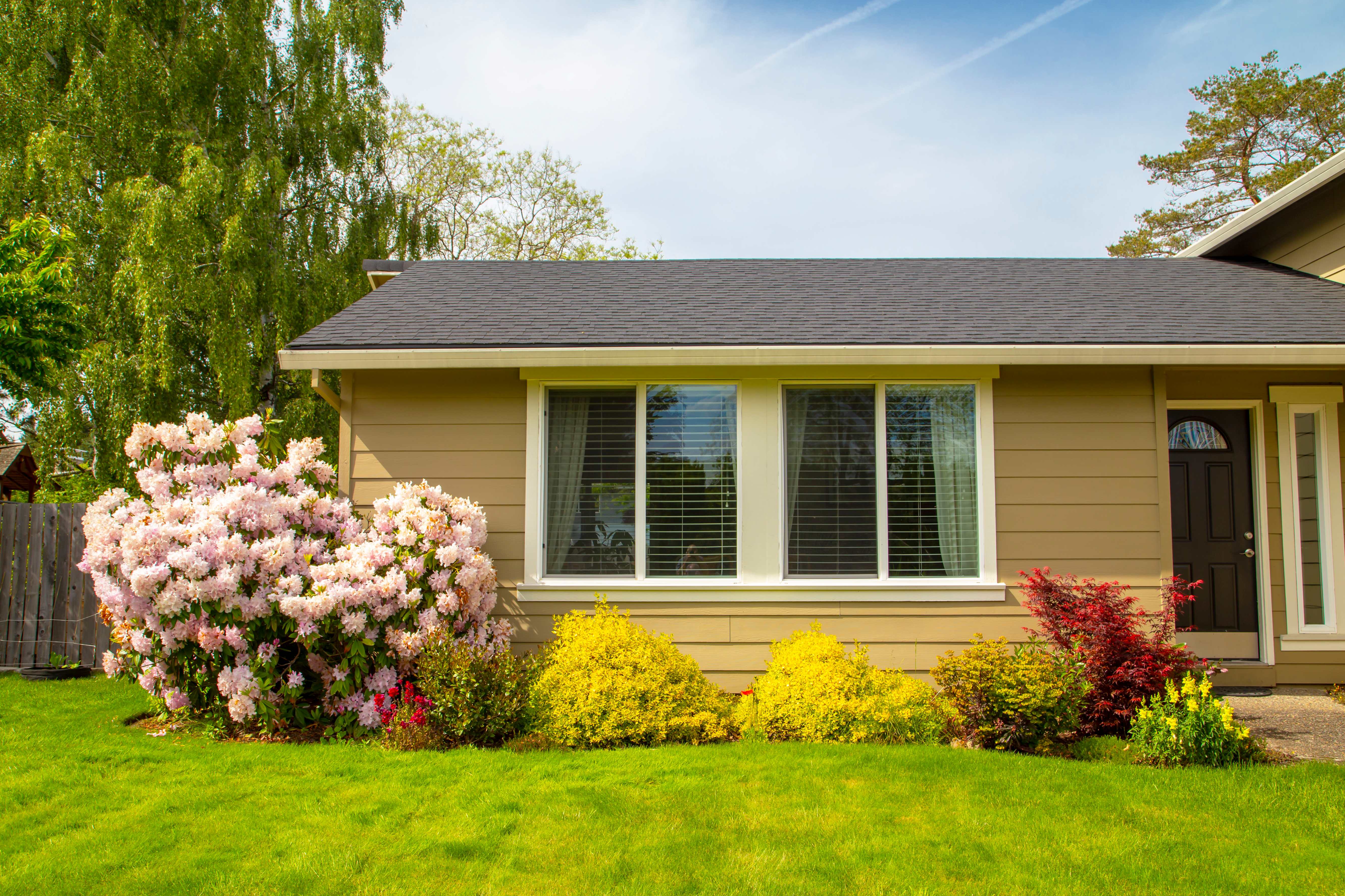 beige home in oregon
