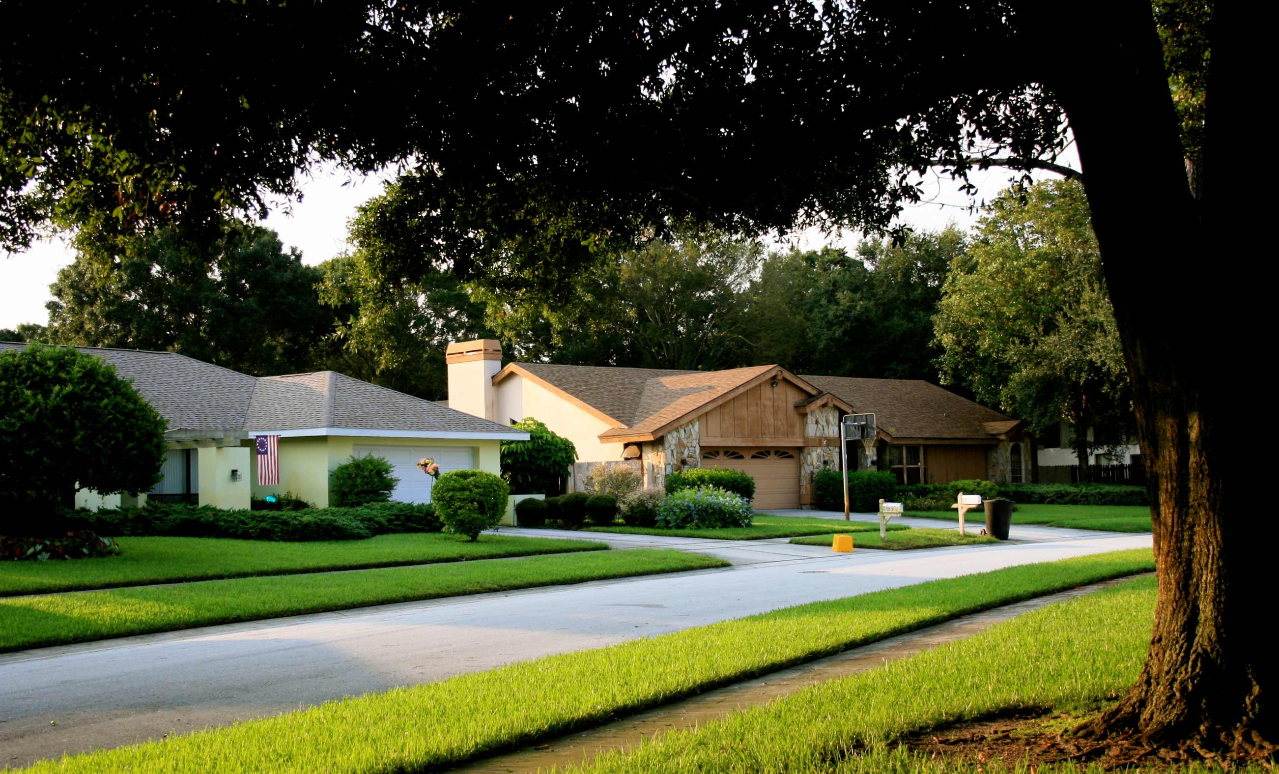 A residential neighborhood in Tampa, FL