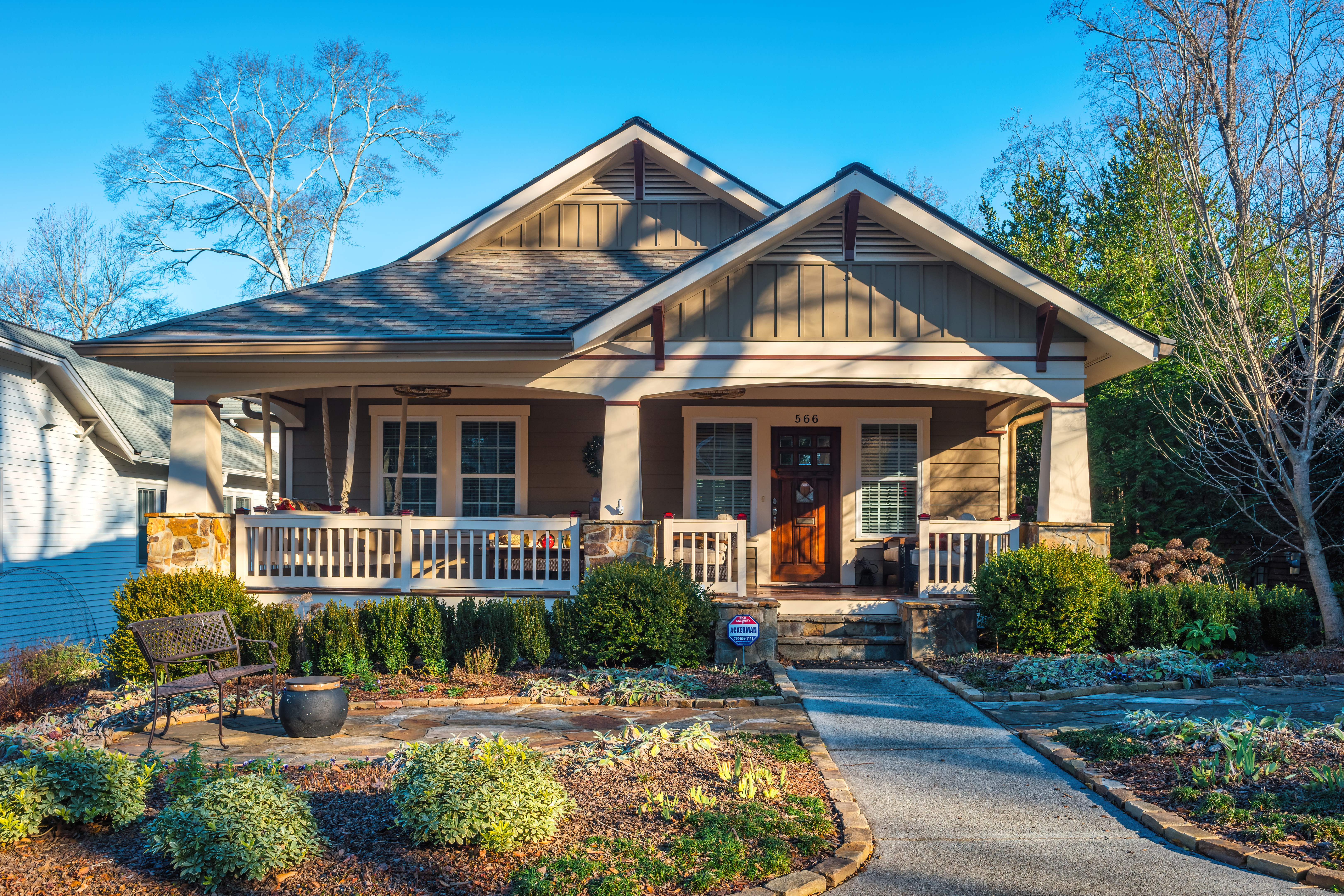 House in the Virginia-Highland quarter of Atlanta Georgia USA