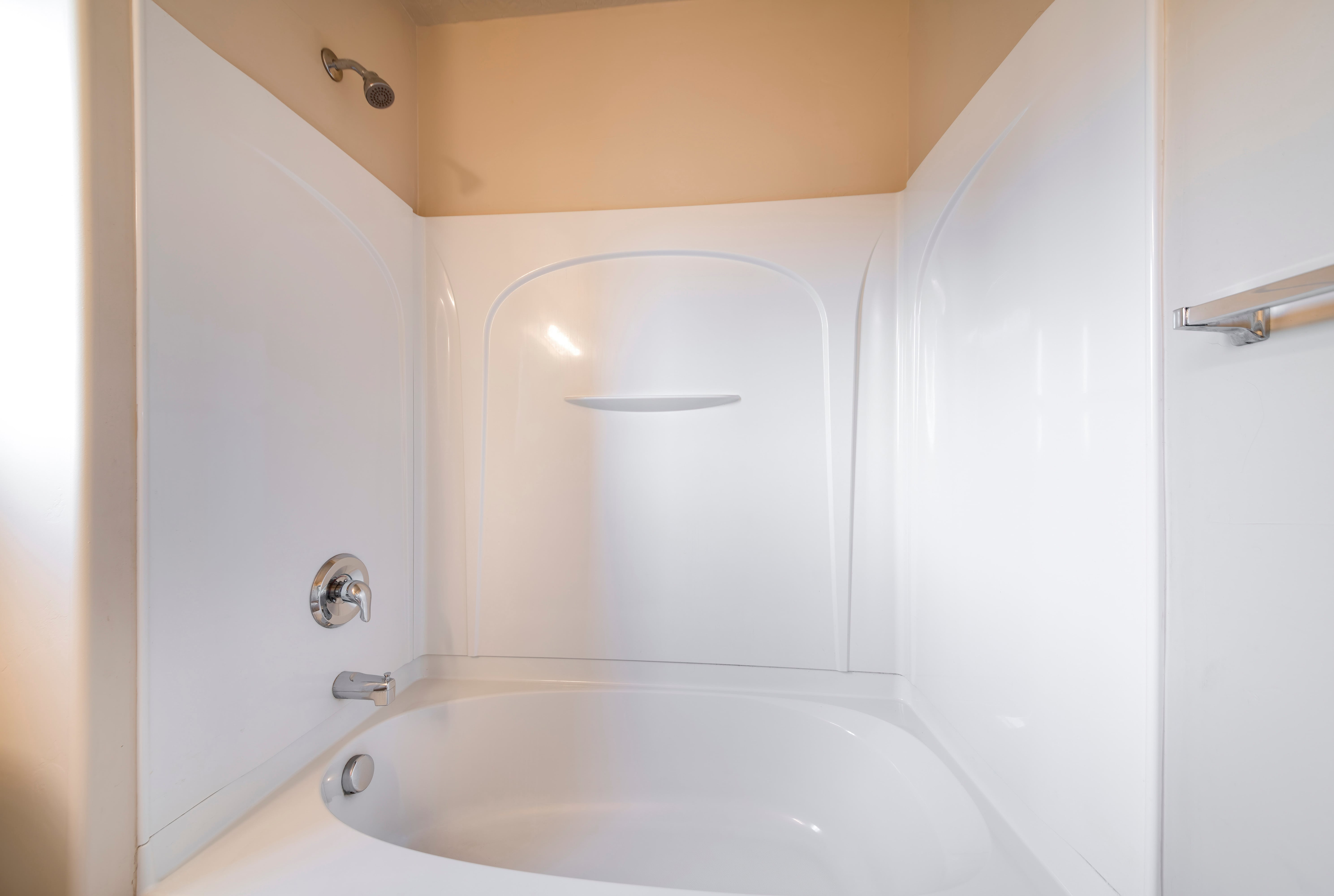 Acrylic shower tub combo