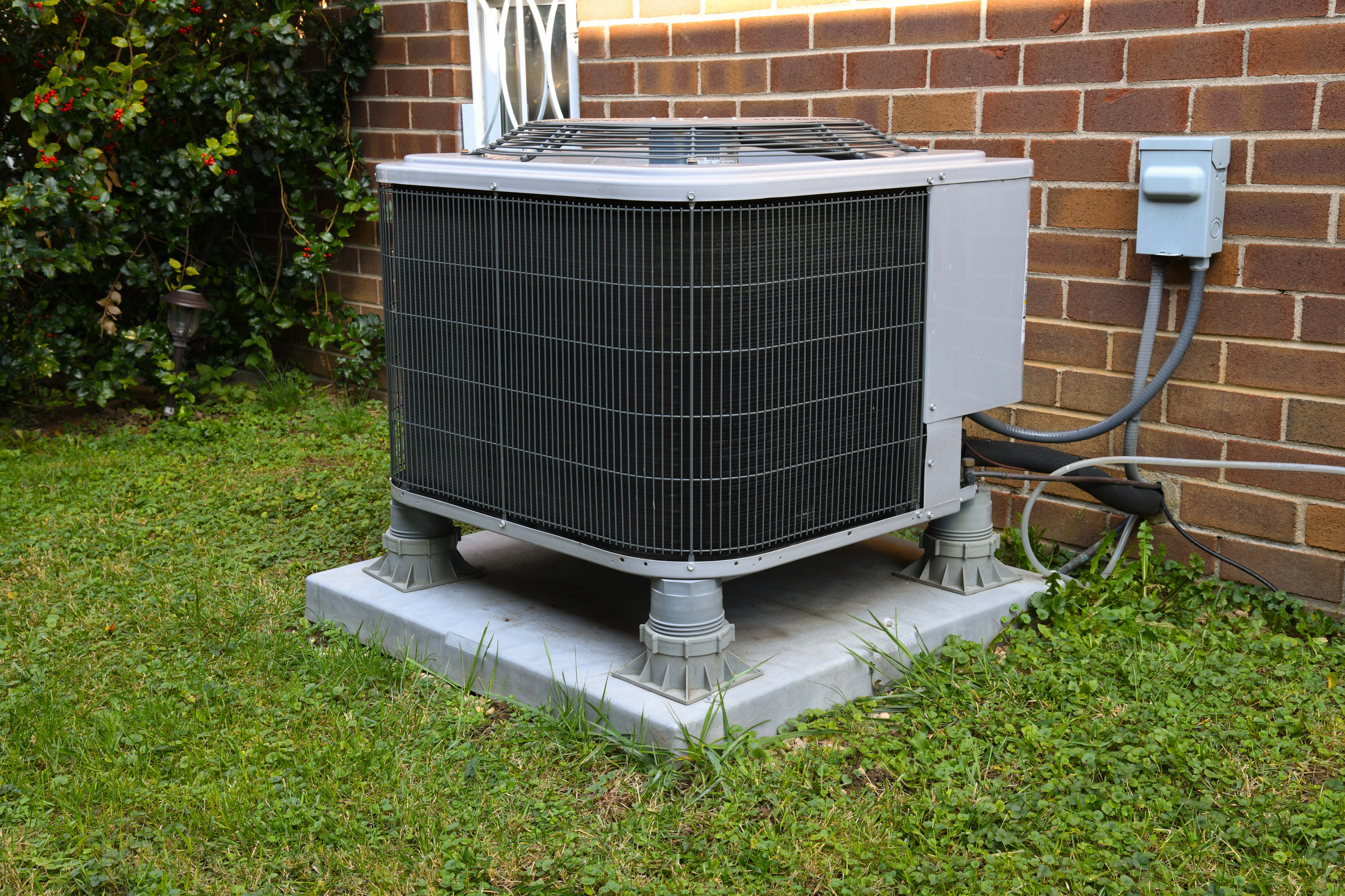 hvac outside of house