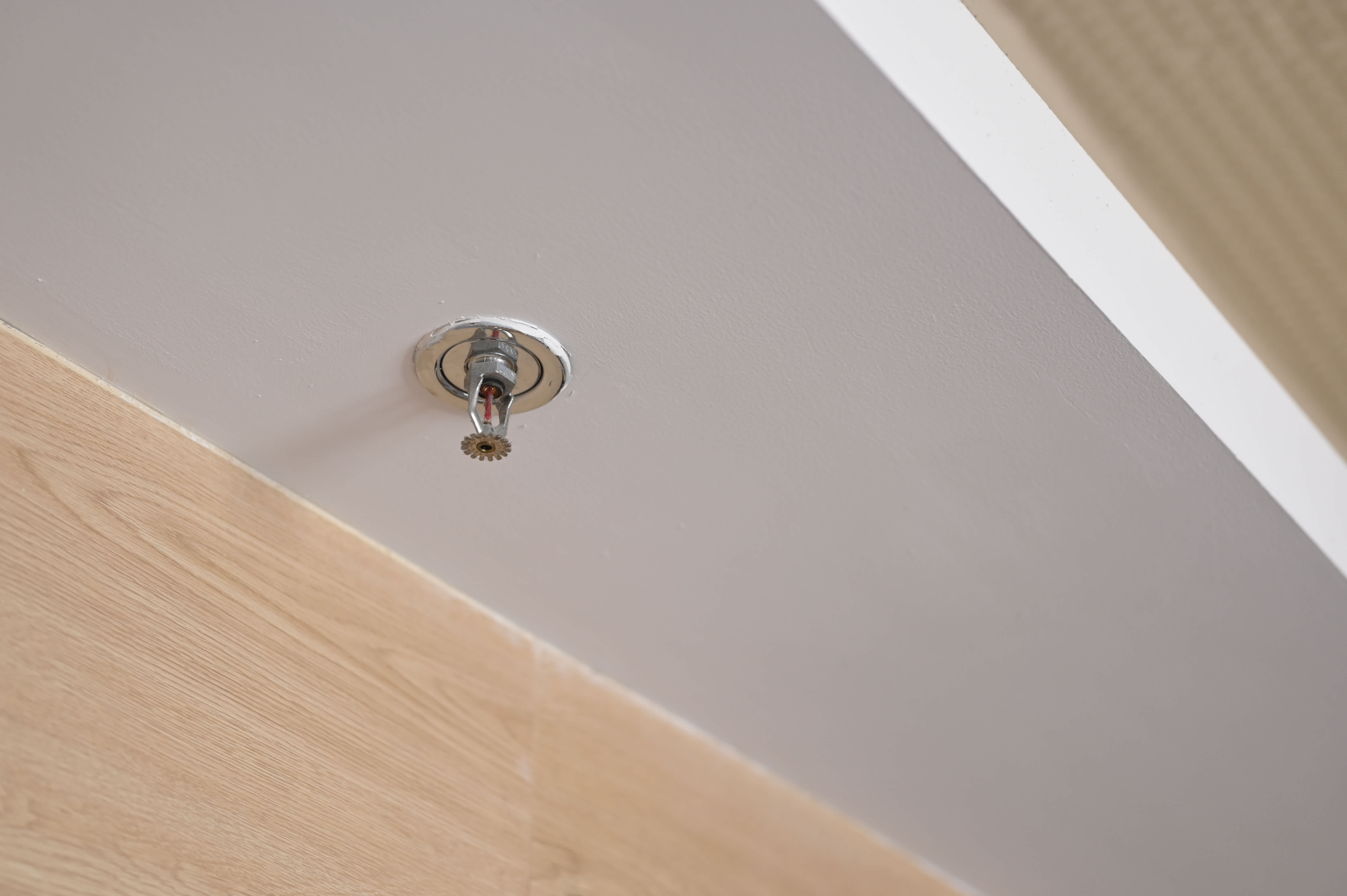 Ceiling fire alarm device
