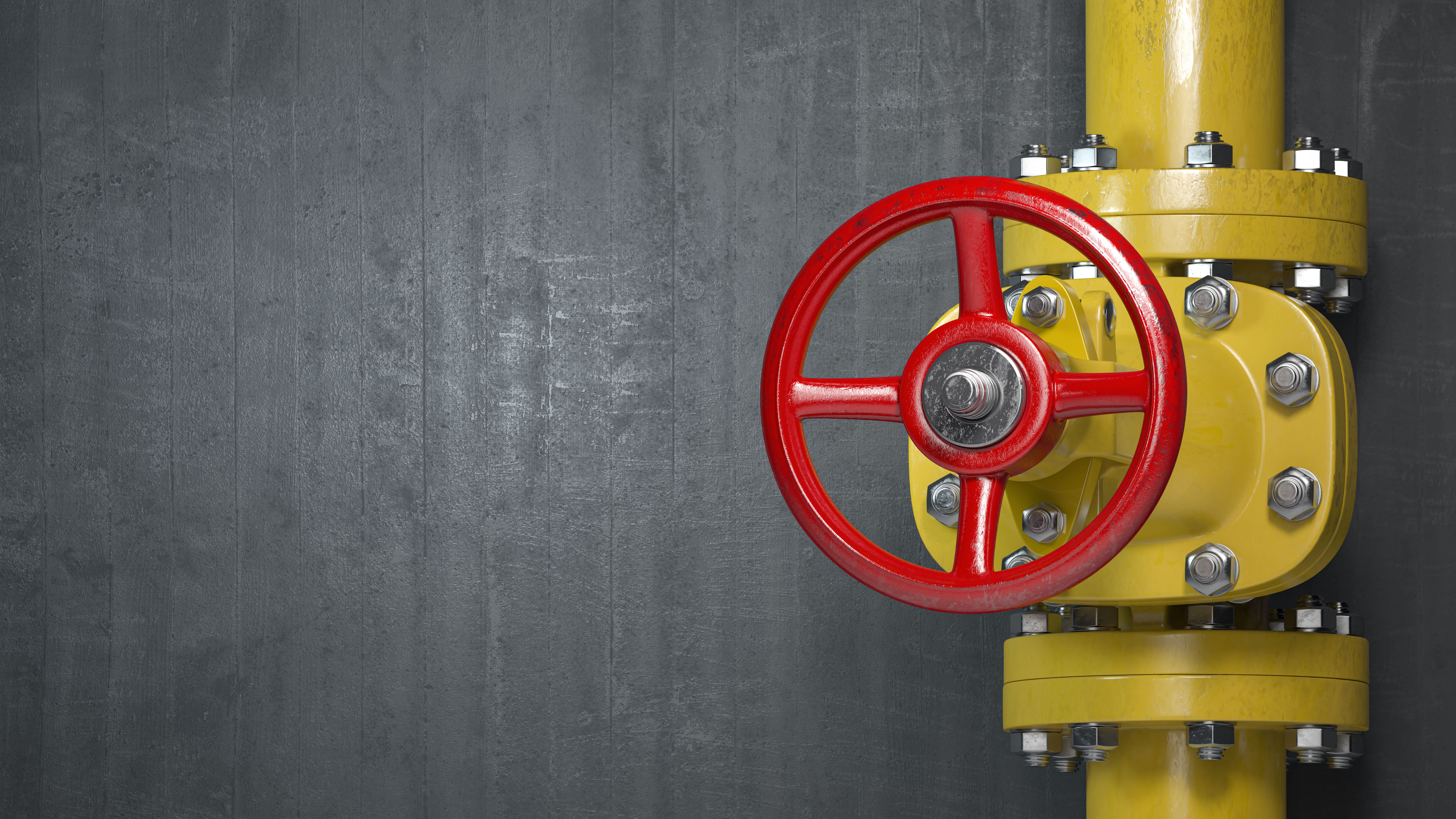 red gate valve