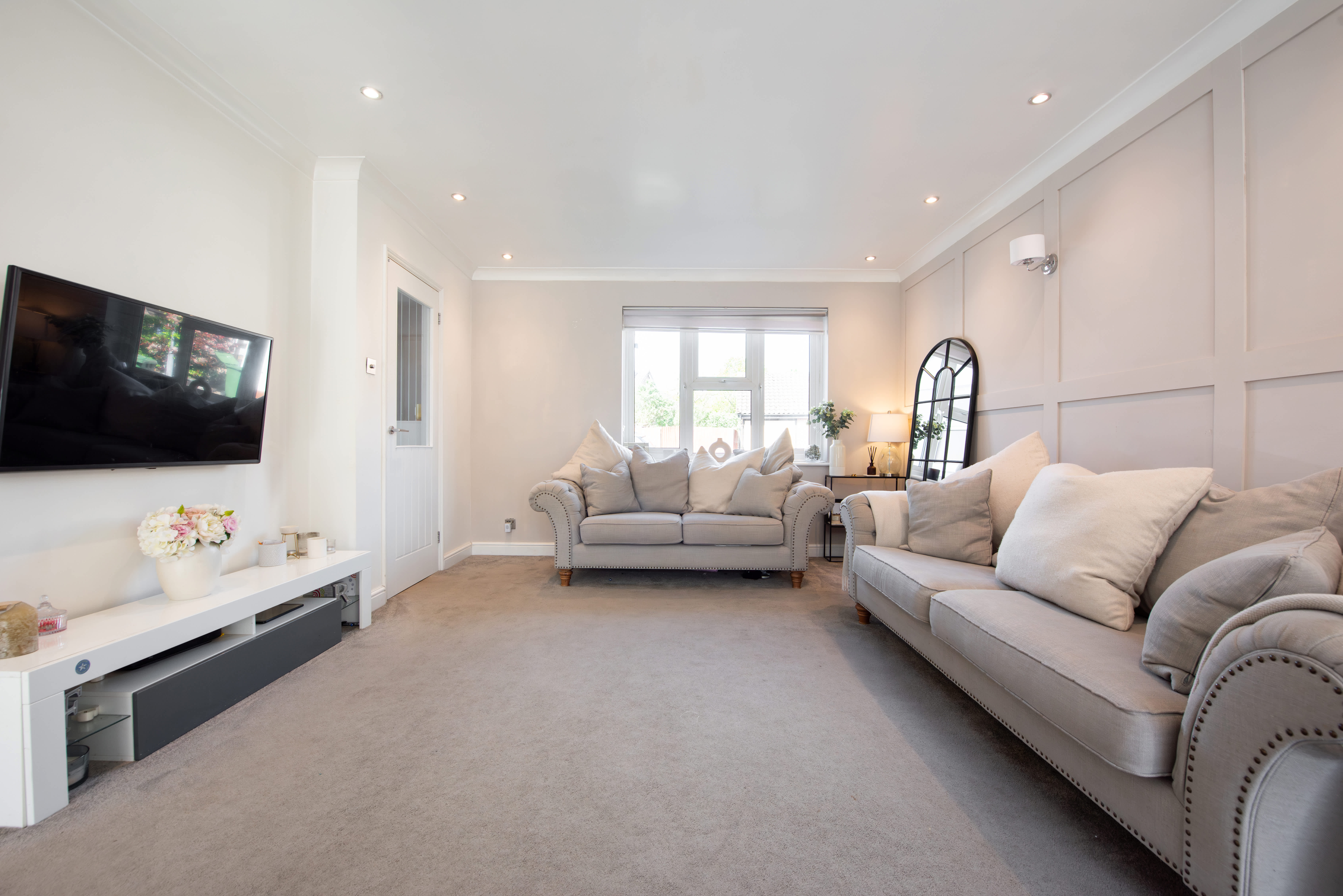 Interior view of a living room
