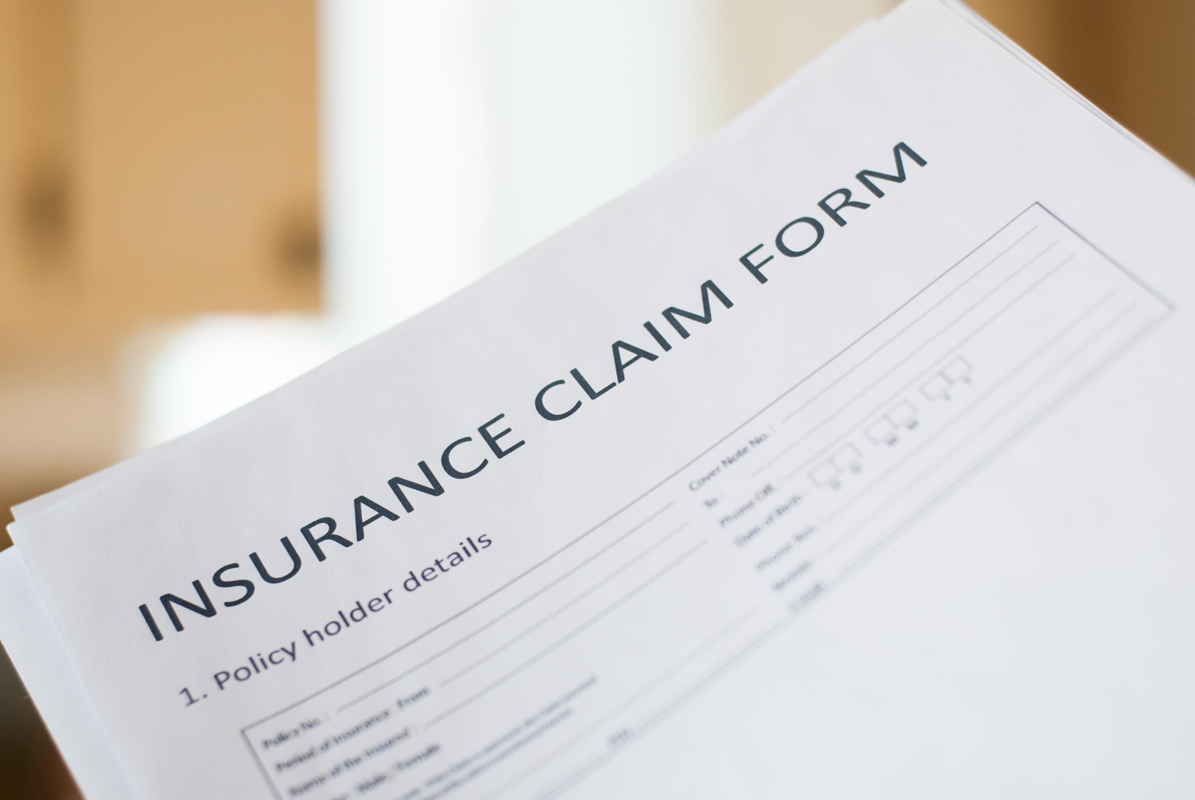 home insurance claim form