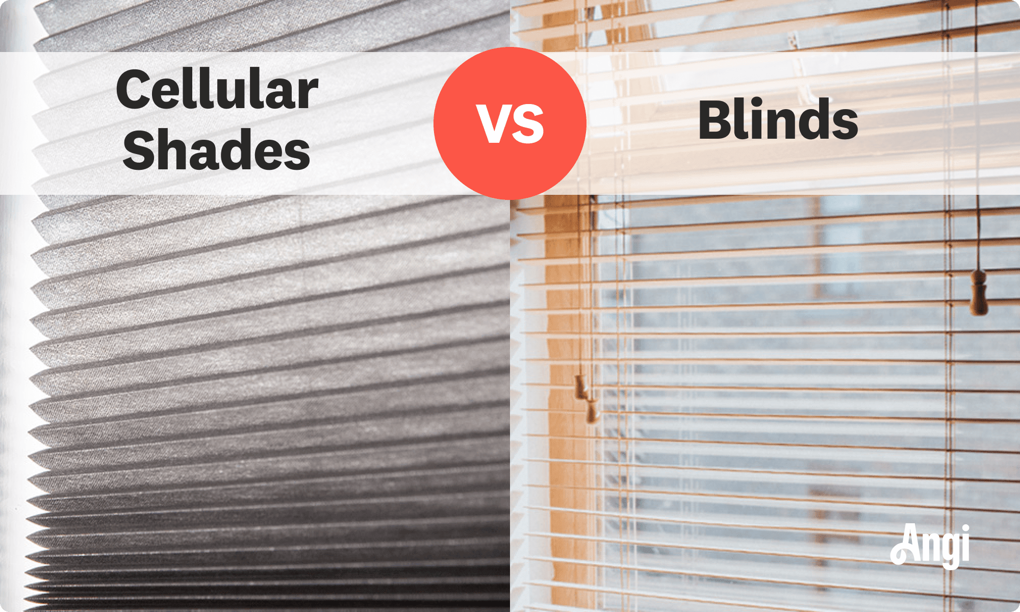 Cellular shades versus blinds visual comparison