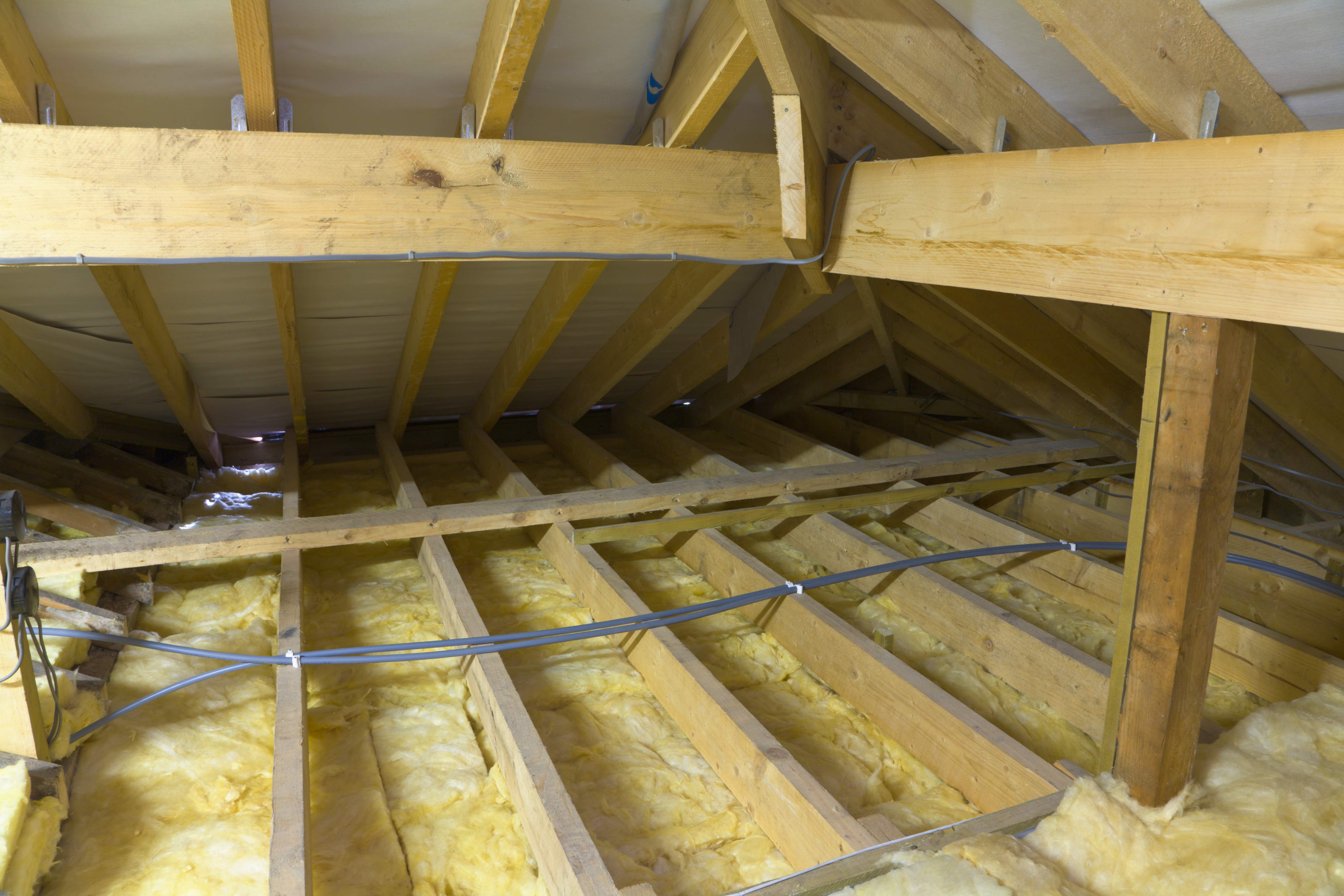 New roof loft insulation