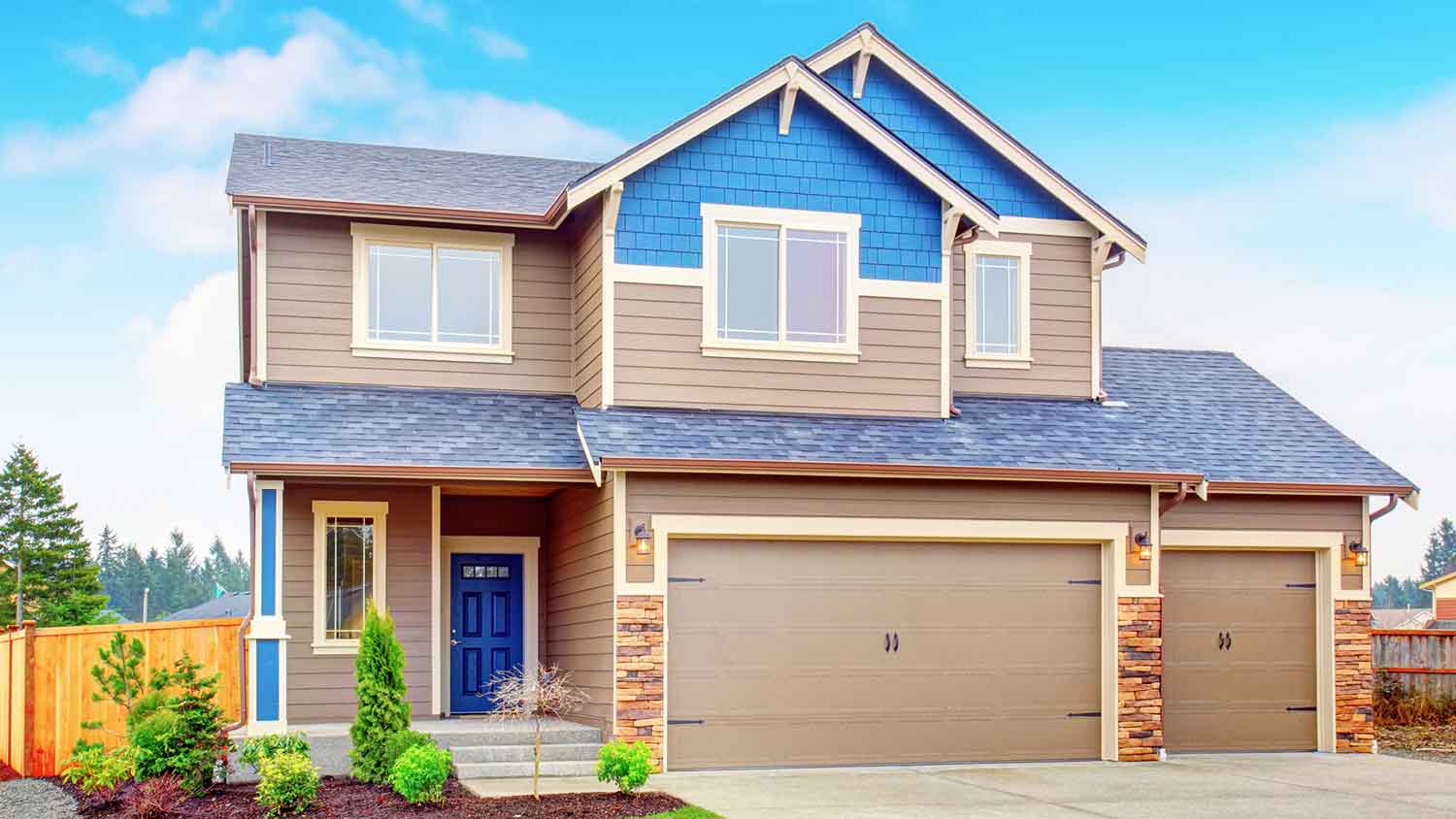 House in suburban area