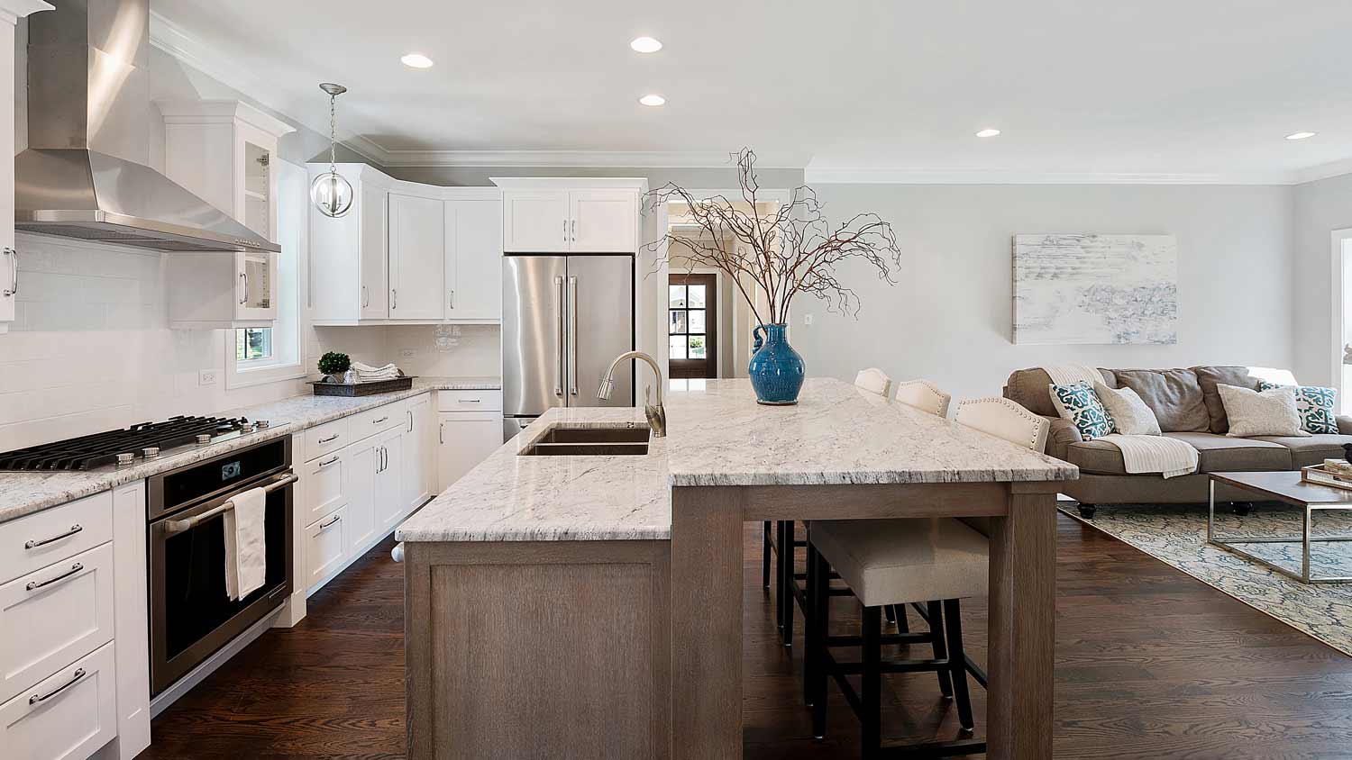 newly built kitchen