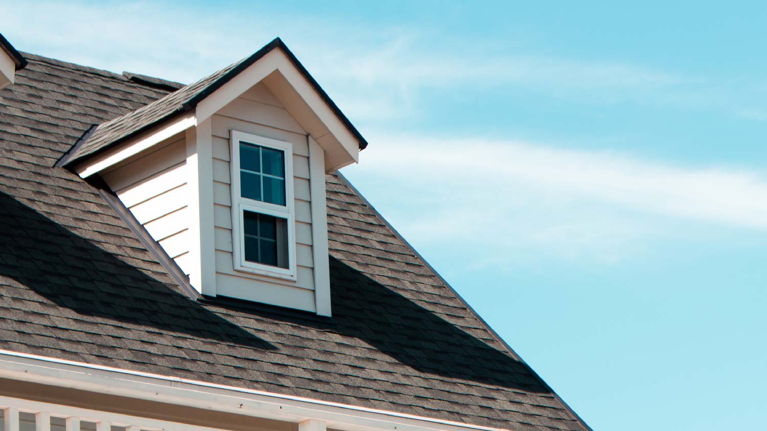 A house with asphalt shingles on the roof