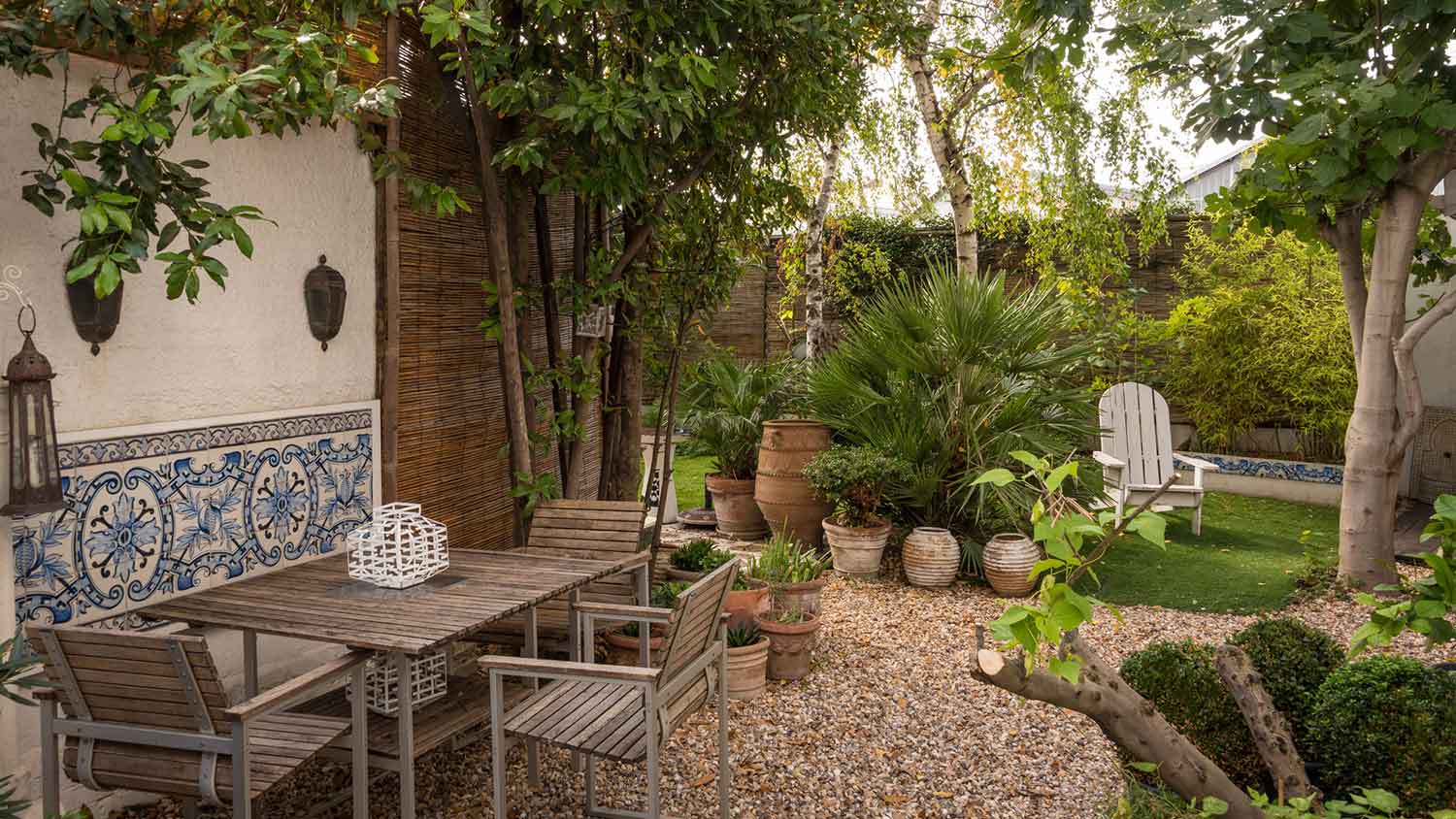Backyard patio
