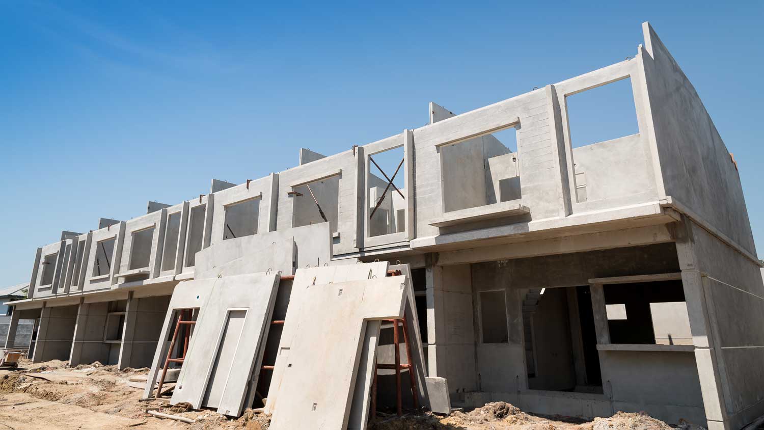 precast concrete building