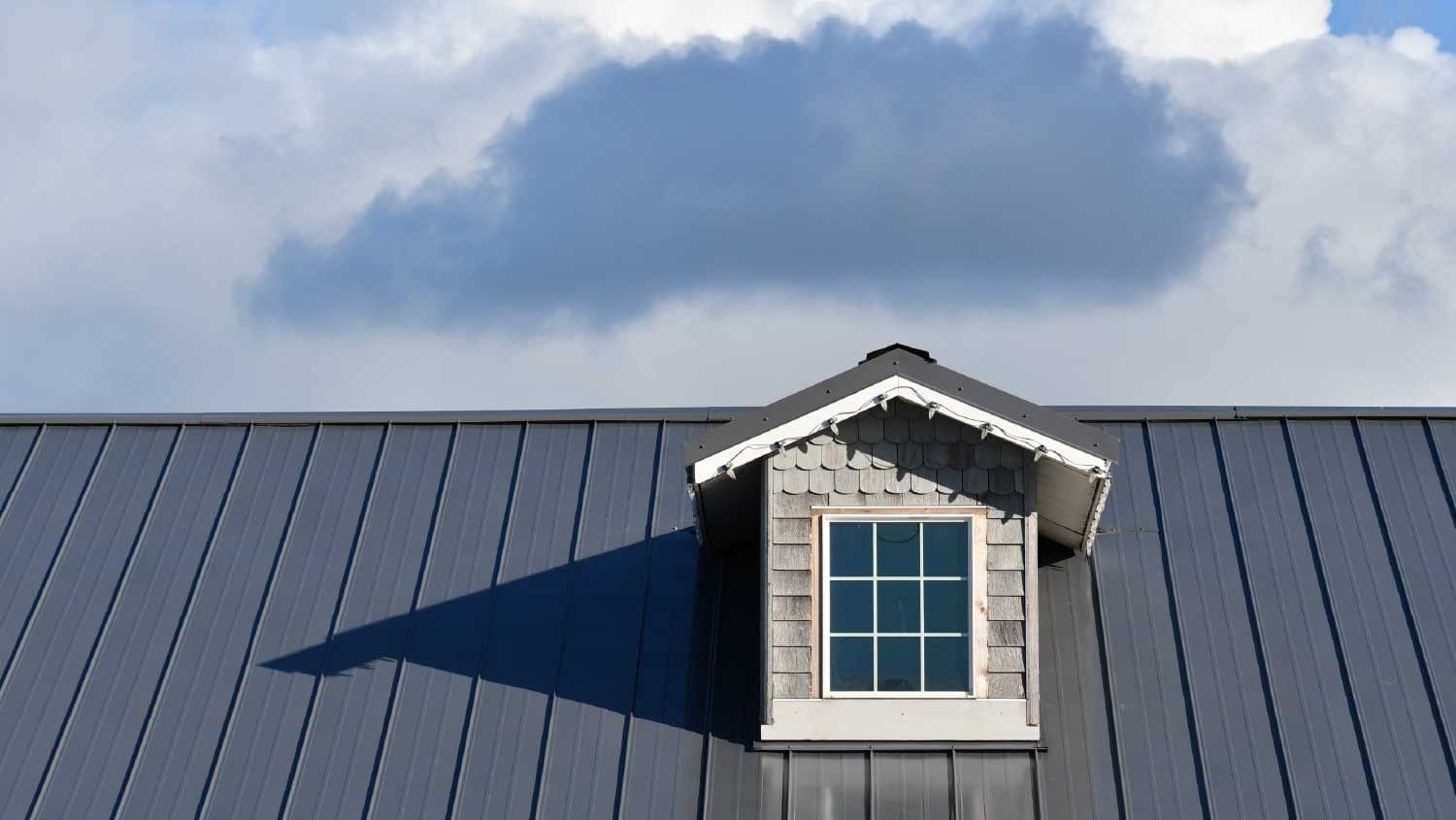 Dormer style metal roof