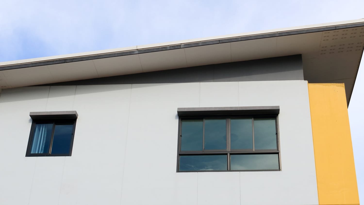 Window and tint of building and sky