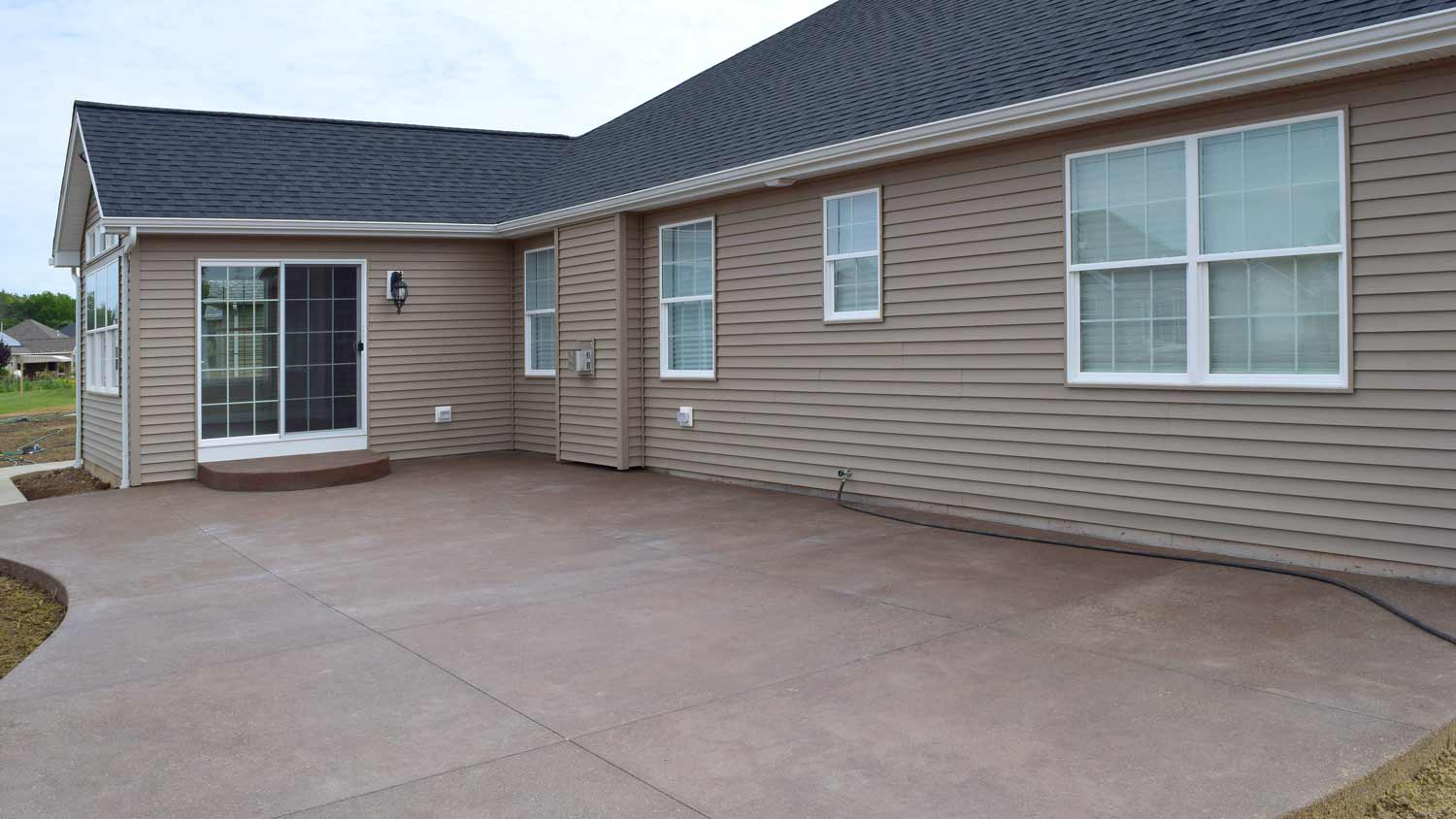 concrete cement patio