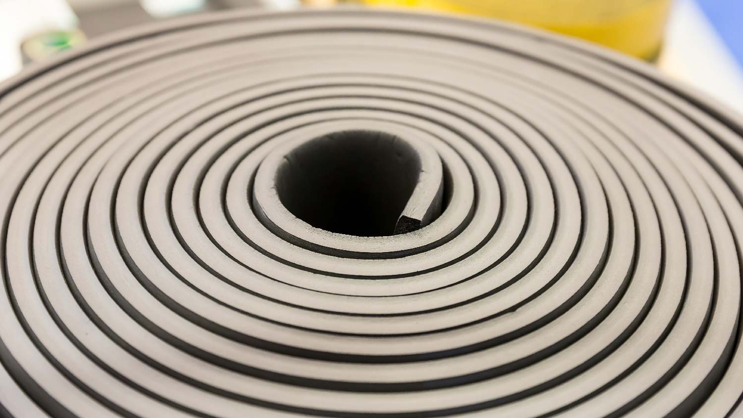 A roll of water heater blanket