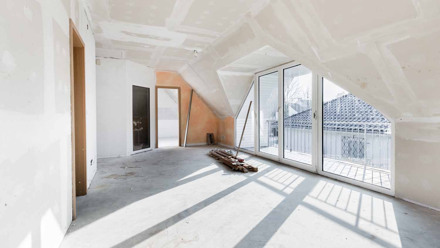 Room under renovation