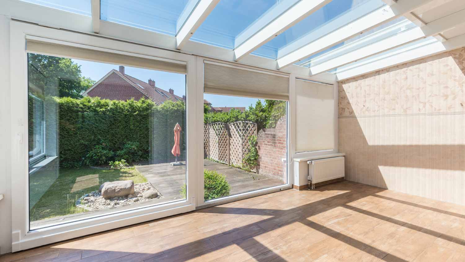 Modern conservatory room