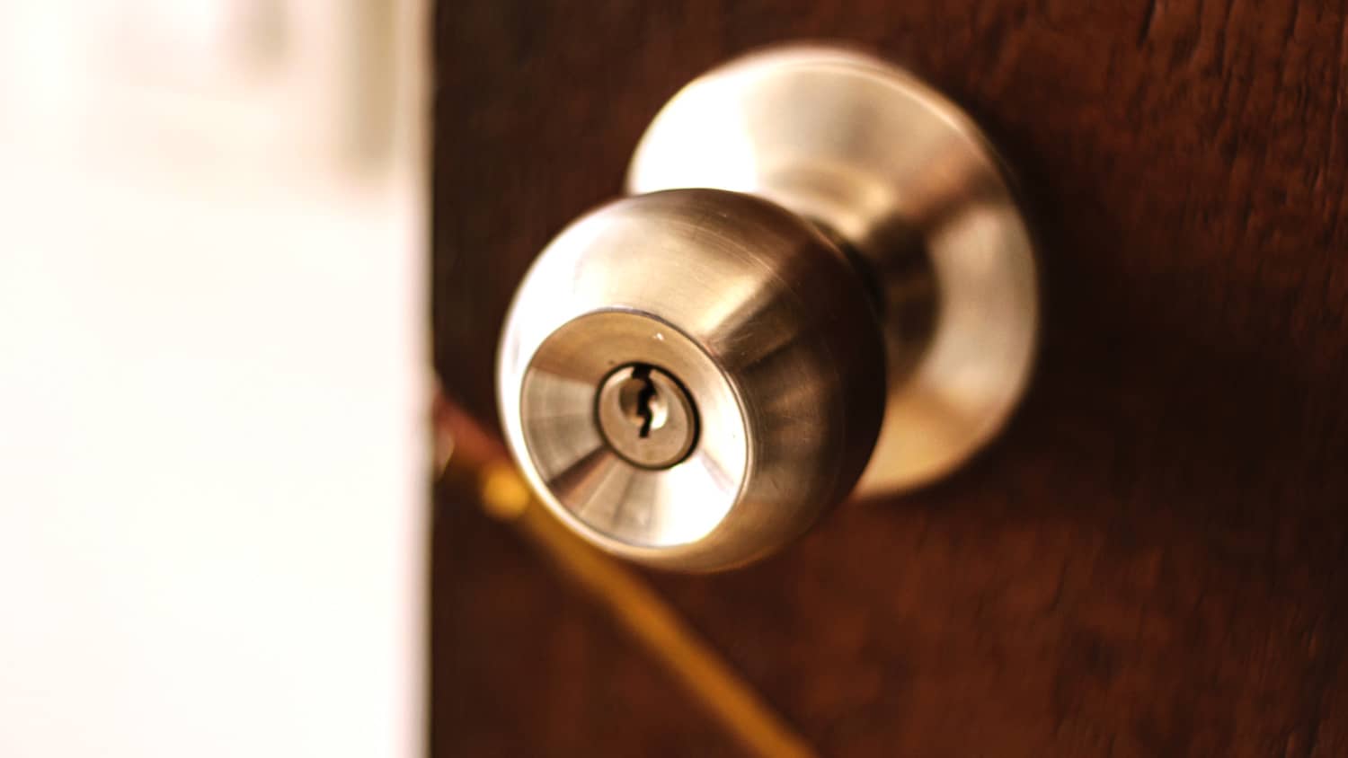 Detail of door knob