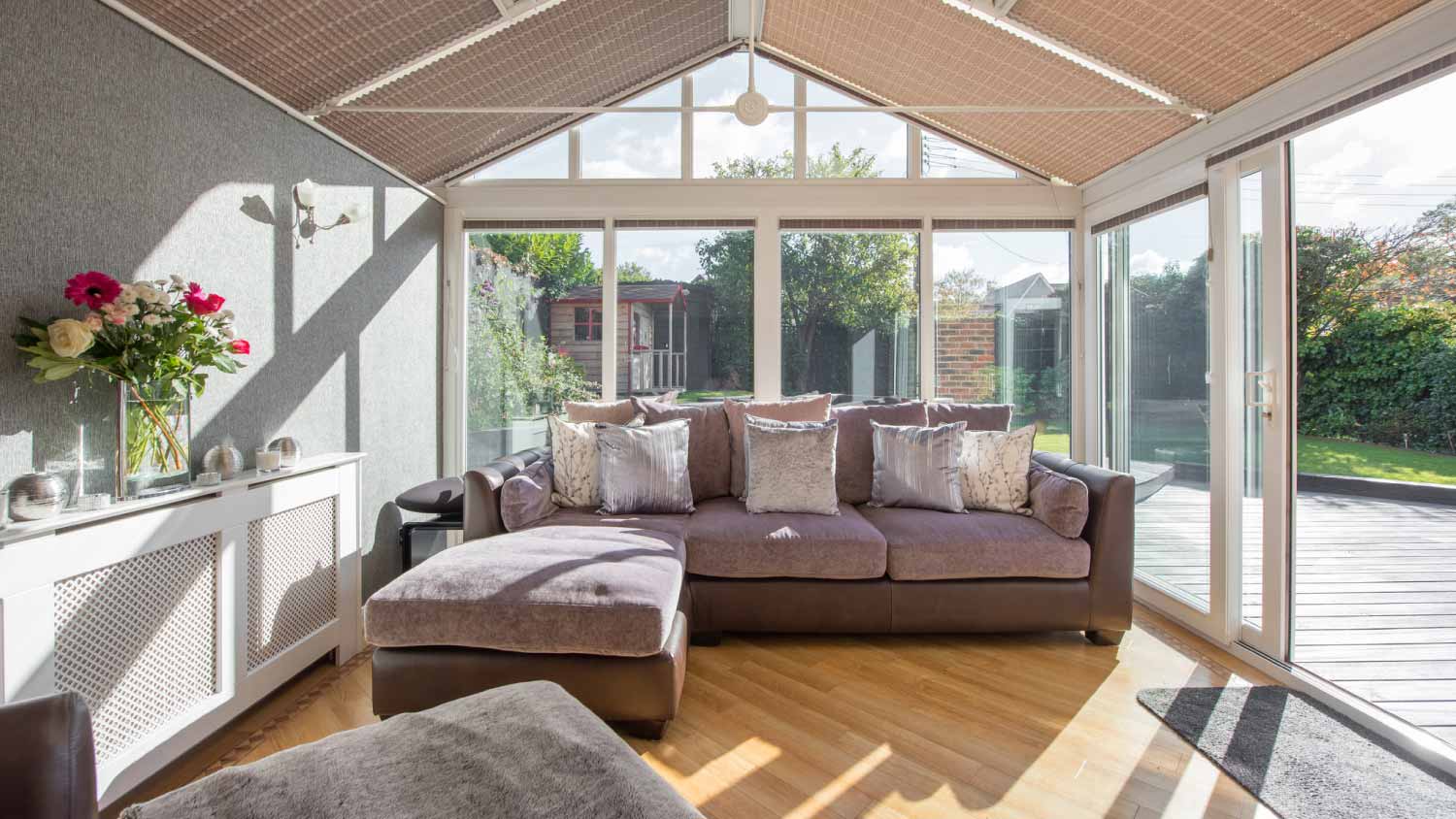 A general interior view of a conservatory