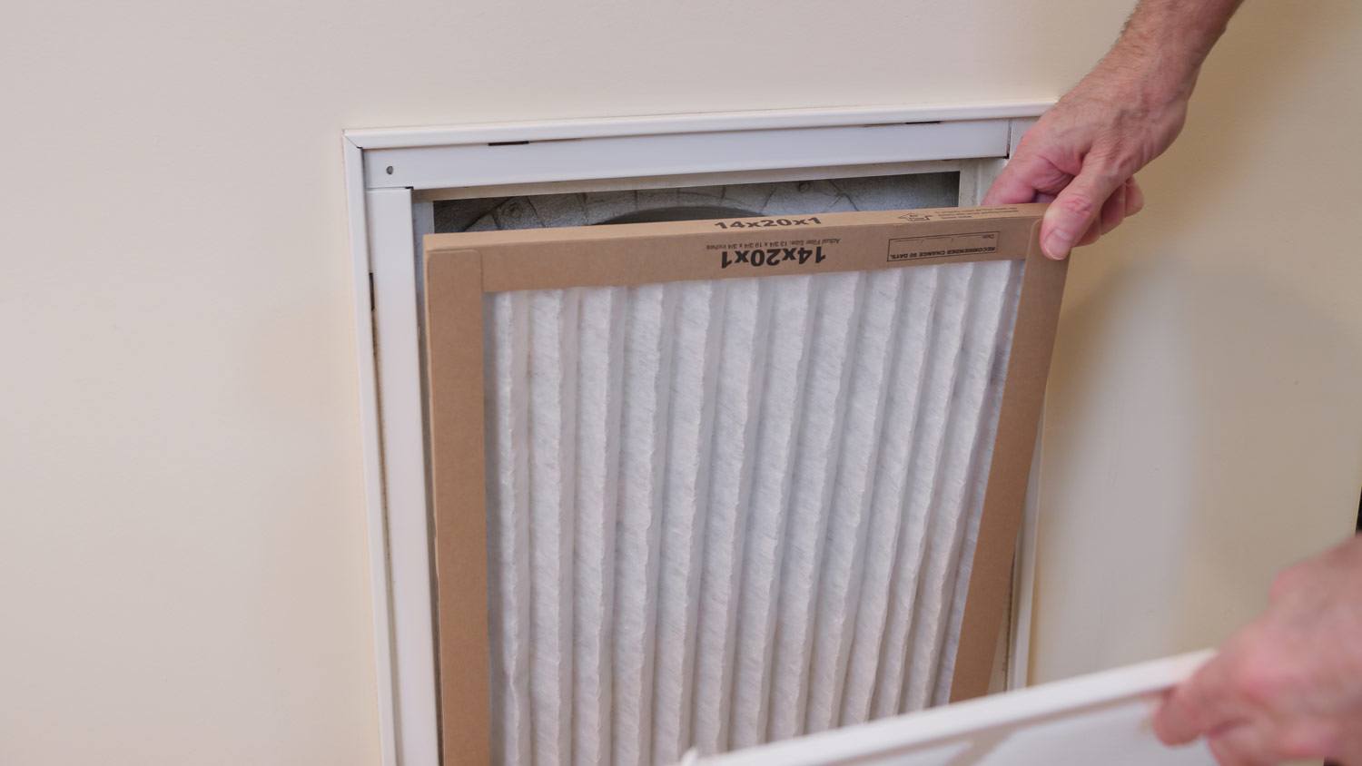 clean hvac filter