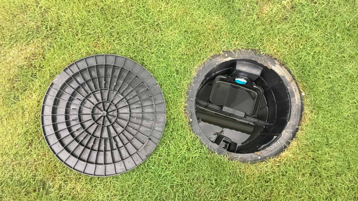 Septic tank grease trap