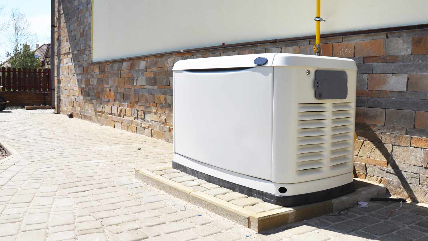 generators in the back the house