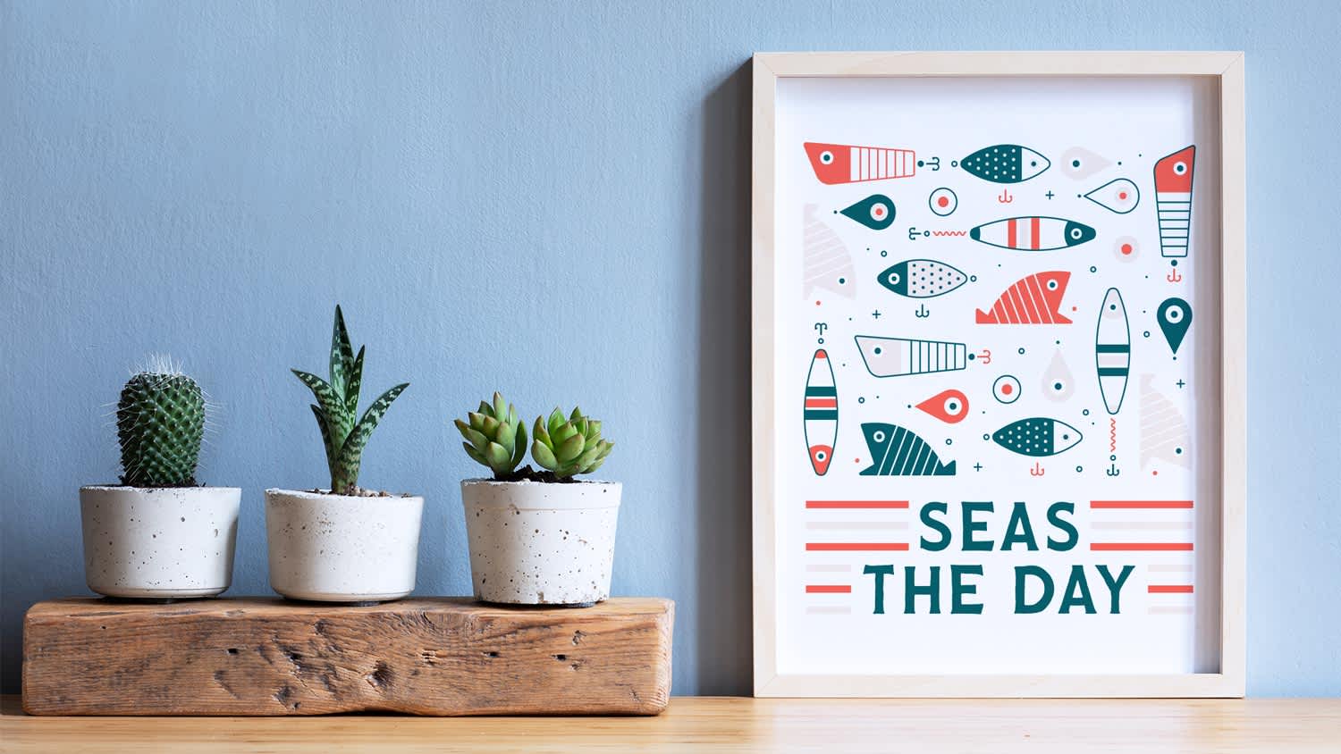 coastal wall art printable pdf