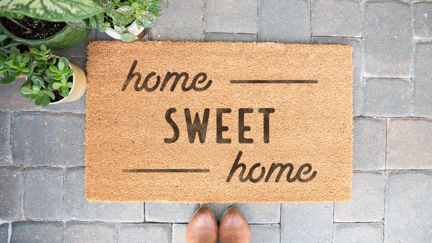 \"Home Sweet Home\" doormat