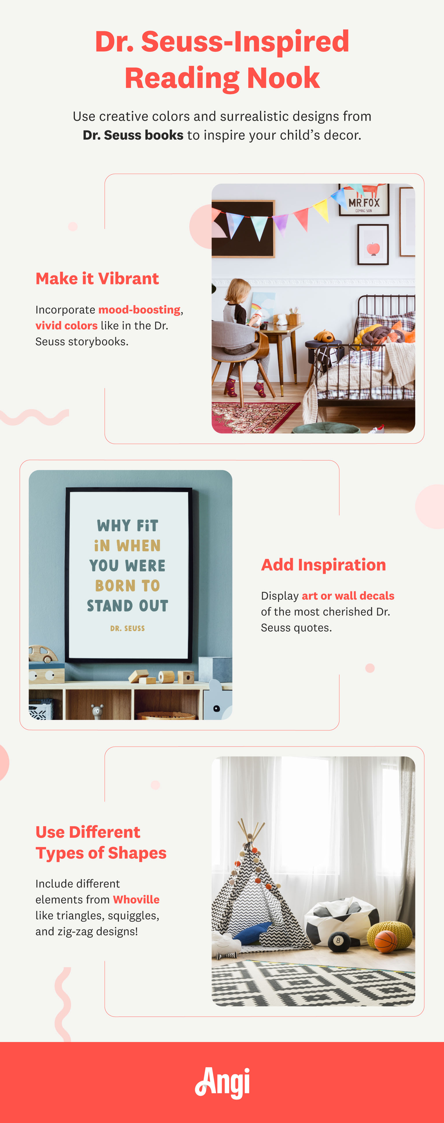 Dr. Seuss-inspired moodboard infographic