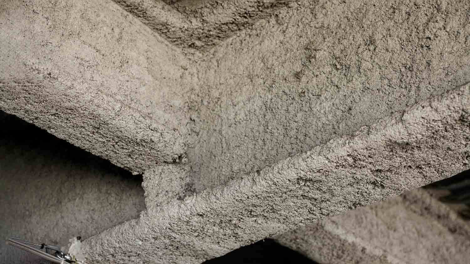 Asbestos sand like insulation